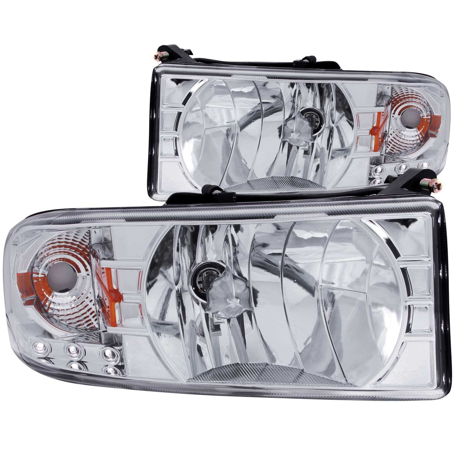 Headlight Set For 94-01 Dodge Ram 1500, 94-02 Dodge Ram 2500, 94-02 Dodge Ram 3500