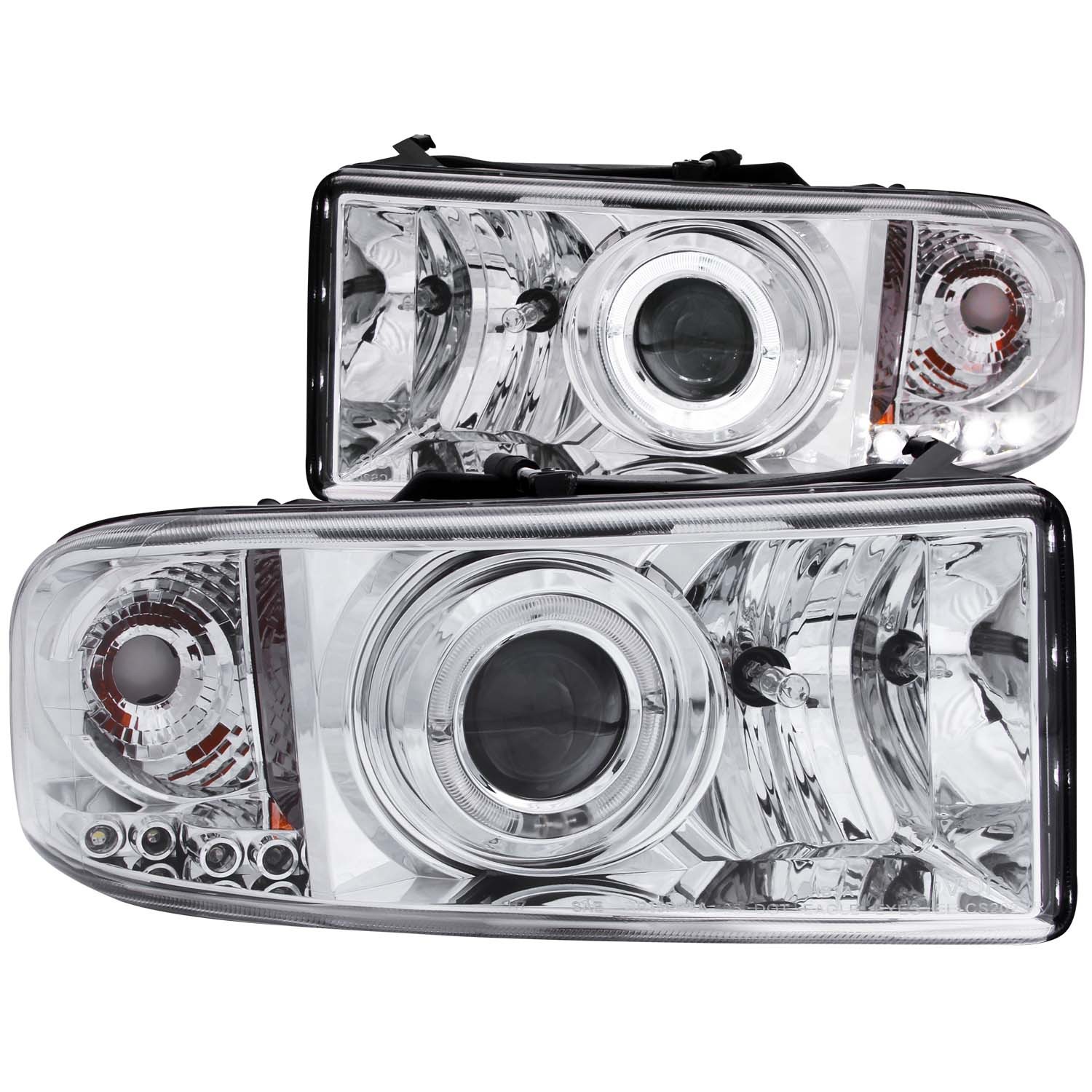 Headlight Set For 94-01 Dodge Ram 1500, 94-02 Dodge Ram 2500, 94-02 Dodge Ram 3500