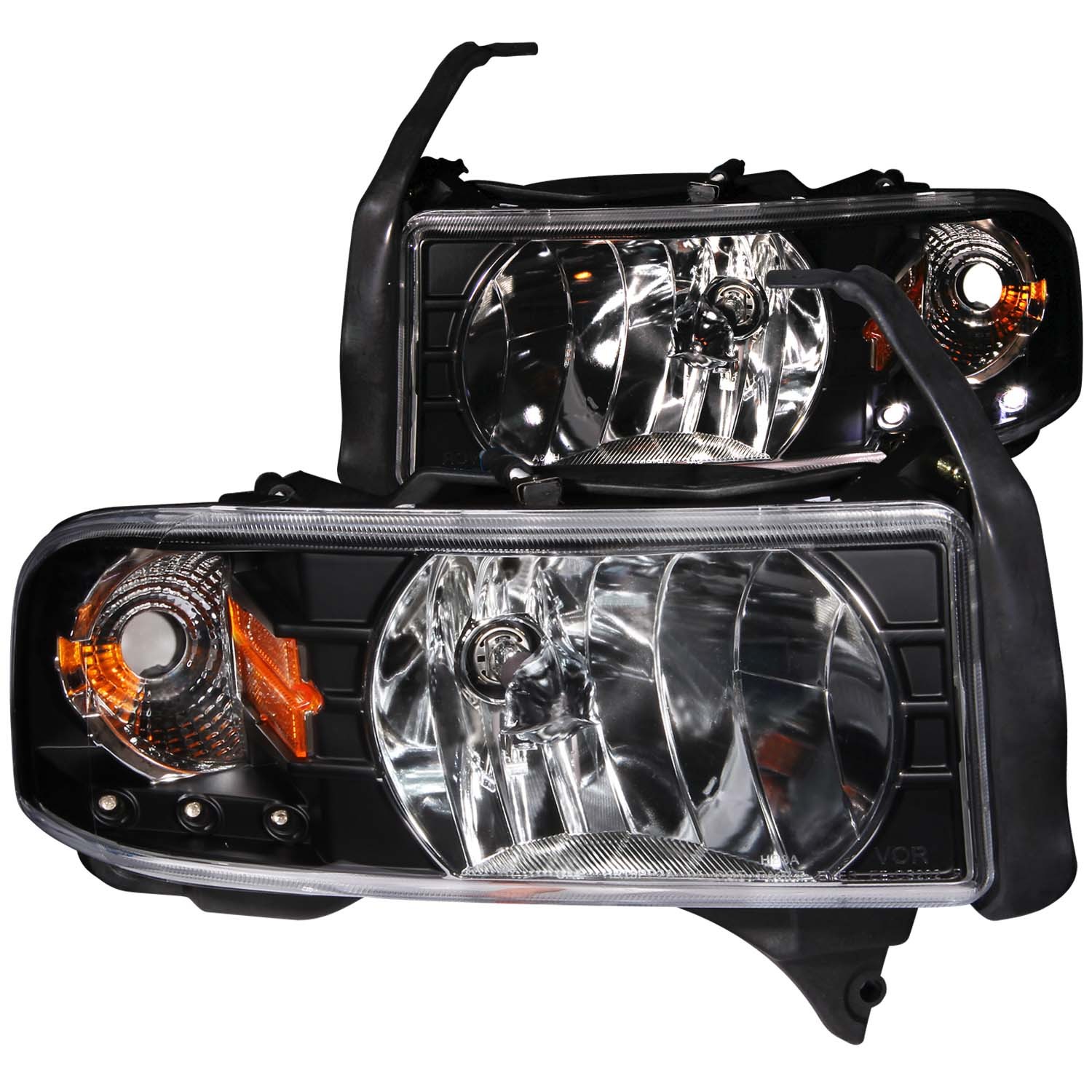 Headlight Set For 94-01 Dodge Ram 1500, 94-02 Dodge Ram 2500, 94-02 Dodge Ram 3500
