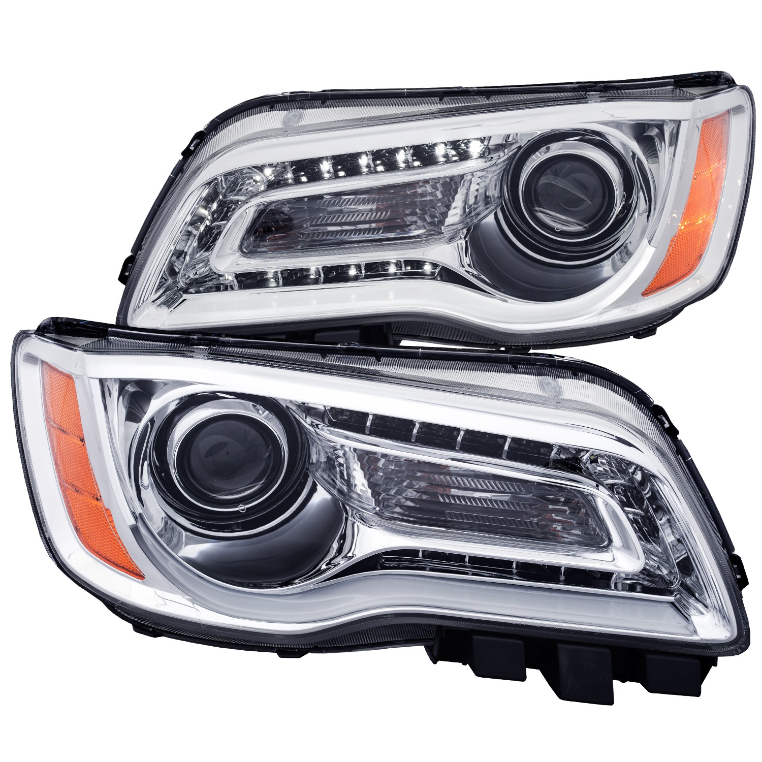 Headlight Set For 11-14 Chrysler 300