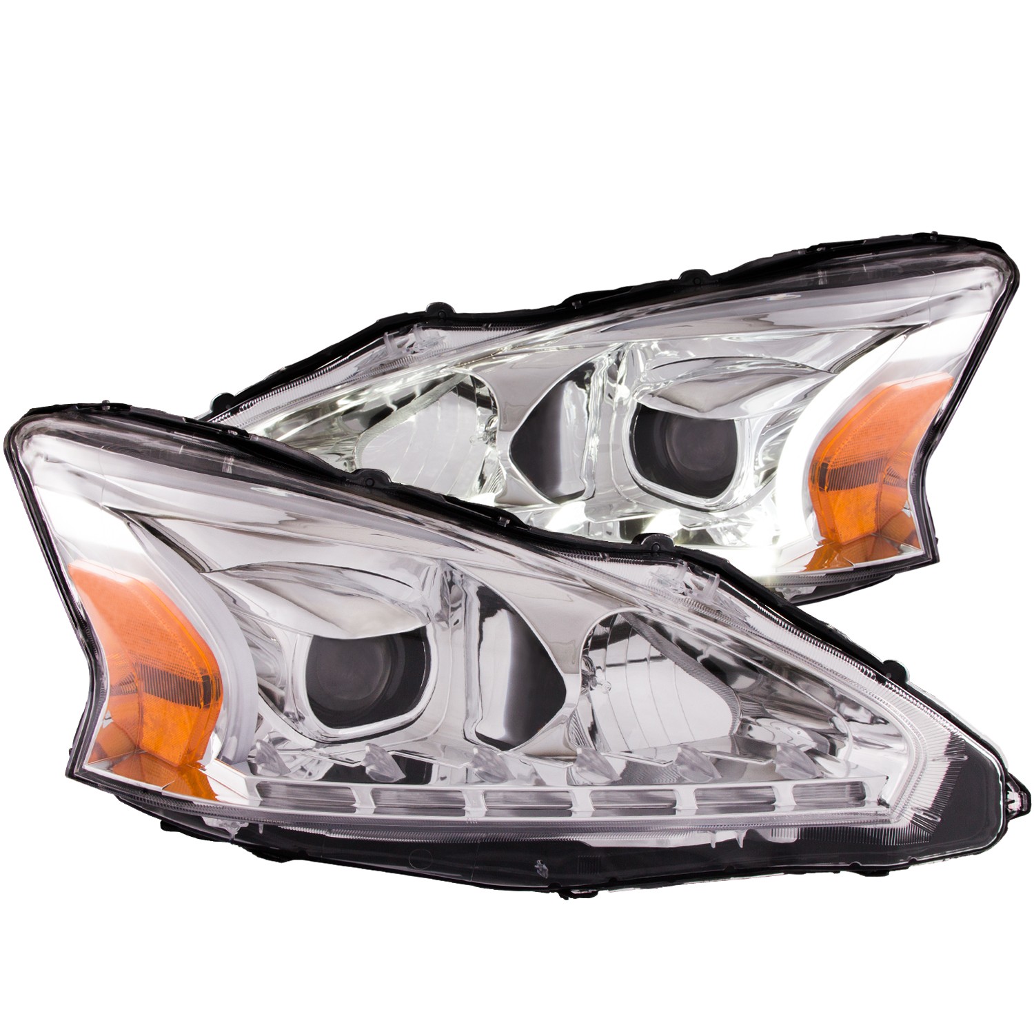 Headlight Set For 13-14 Nissan Altima