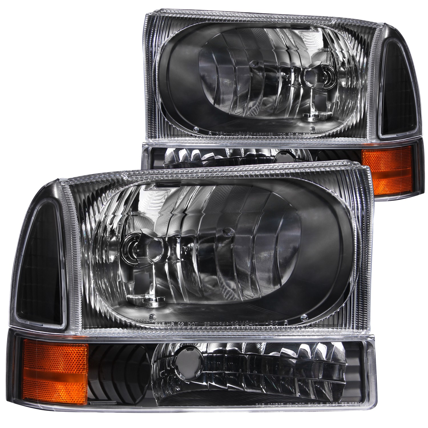 Headlight Set For 00-04 Ford Excursion, 99-04 Ford F-250 Super Duty, 99-04 Ford F-350 Super Duty