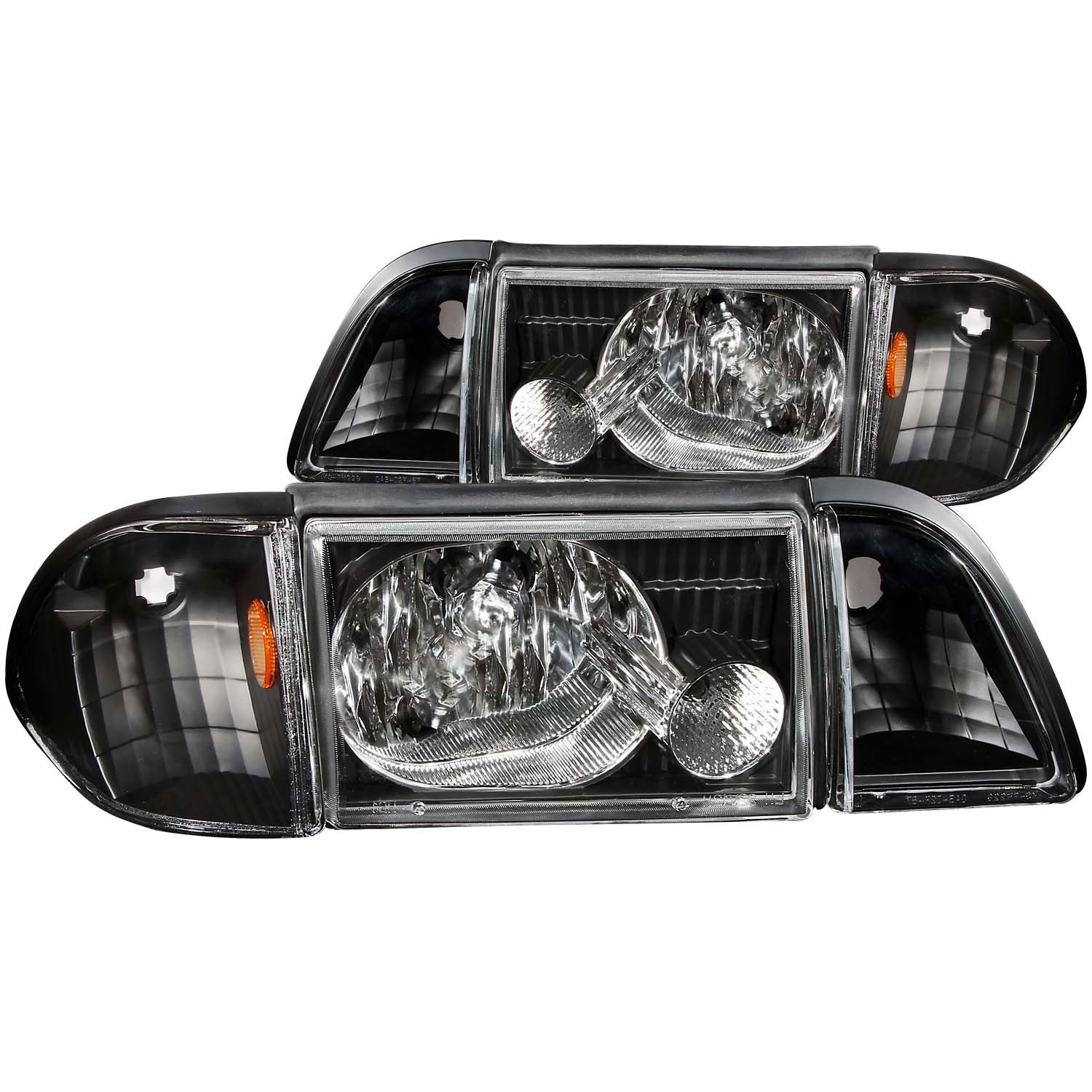 Headlight Set For 87-93 Ford Mustang