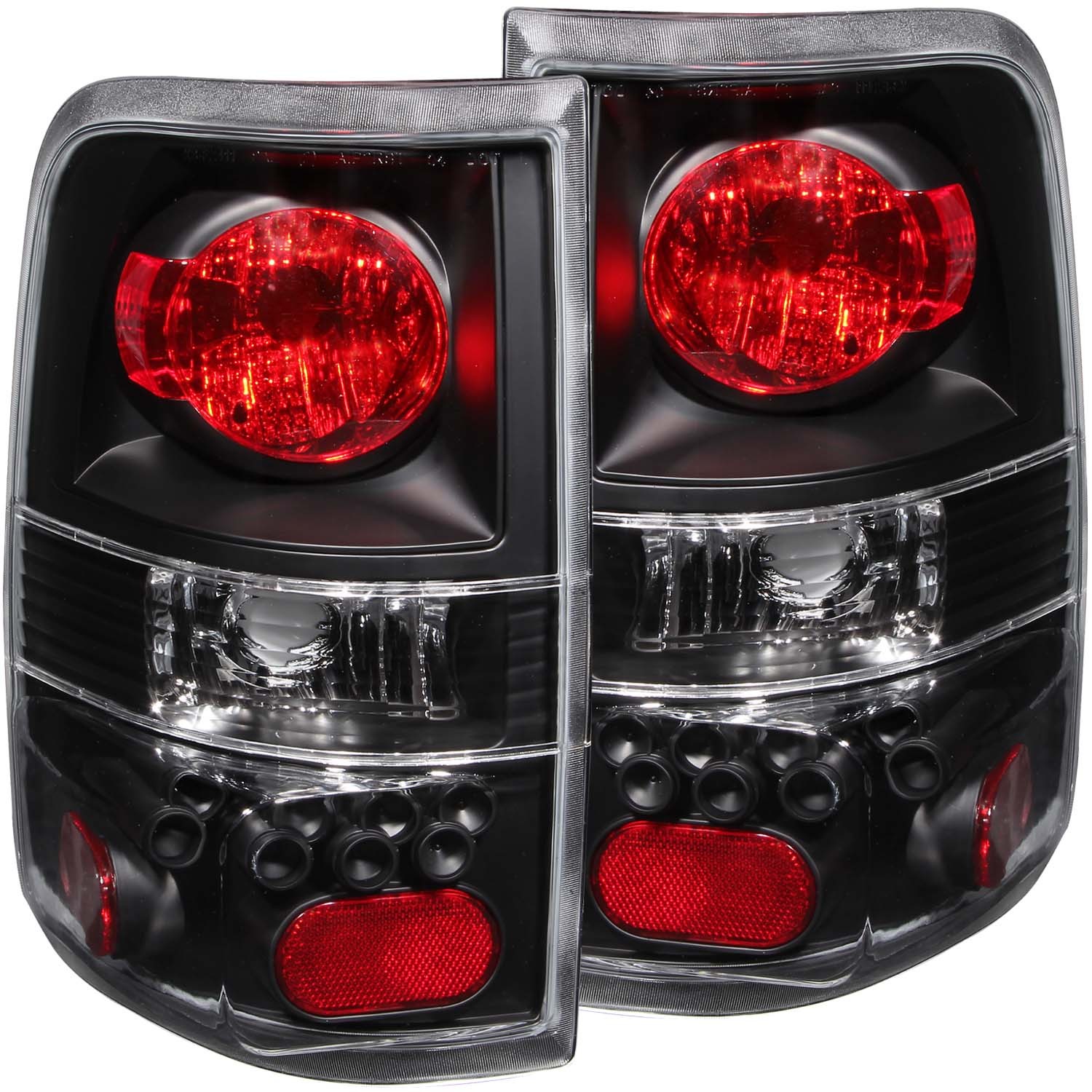 Halogen Tail Light Compatible with Ford F-150 2004-2008 Includes Left Driver and Right Passenger Side Tail Lights