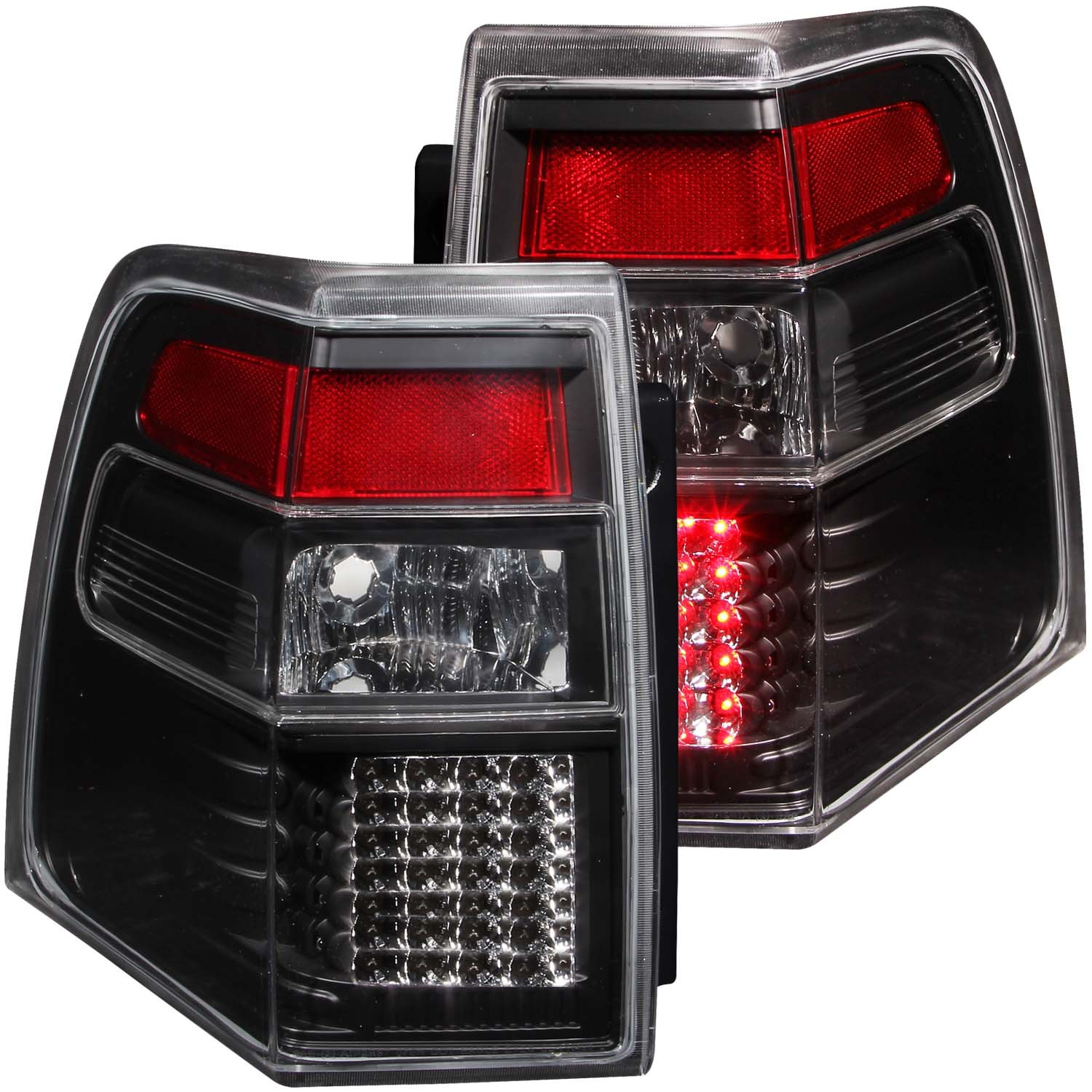 Black Housing LED Tail Light Compatible with Ford Expedition 2007-2016 Includes Left Driver and Right Passenger Side Tail Lights