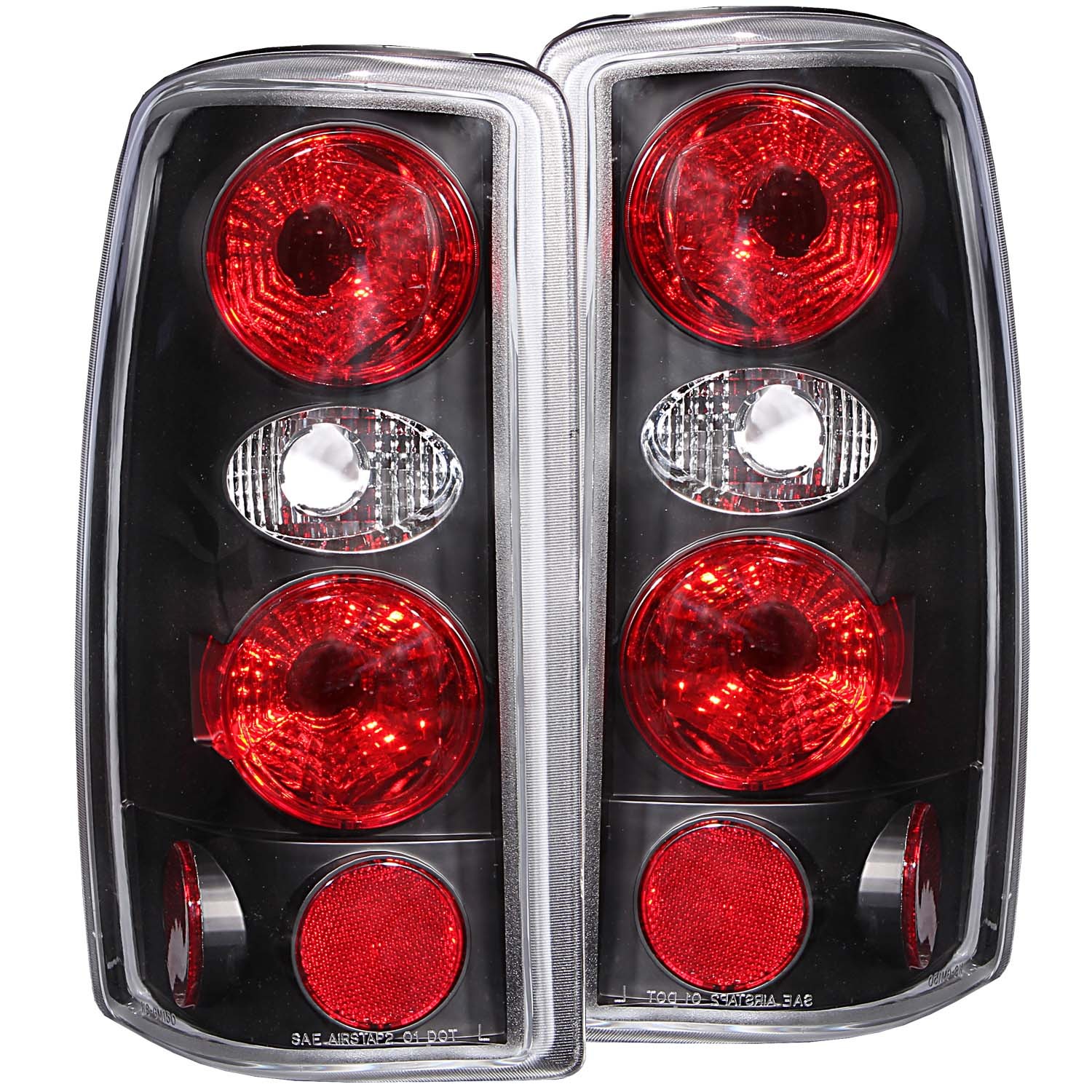 Incandescent Tail Light Compatible with Chevrolet GMC Tahoe Yukon Denali XL 1500 2000-2006 Includes Left Driver and Right Passenger Side Tail Lights
