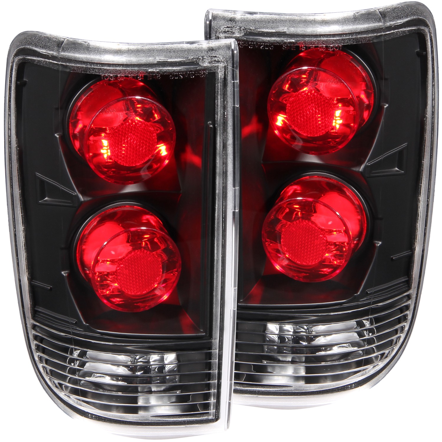 Incandescent Tail Light Compatible with Chevrolet GMC Oldsmobile Bravada Envoy S-10 Blazer S-15 Jimmy S10 Blazer 1995-2004 Includes Left and Right Side Tail Lights with Dark Smoke Lens