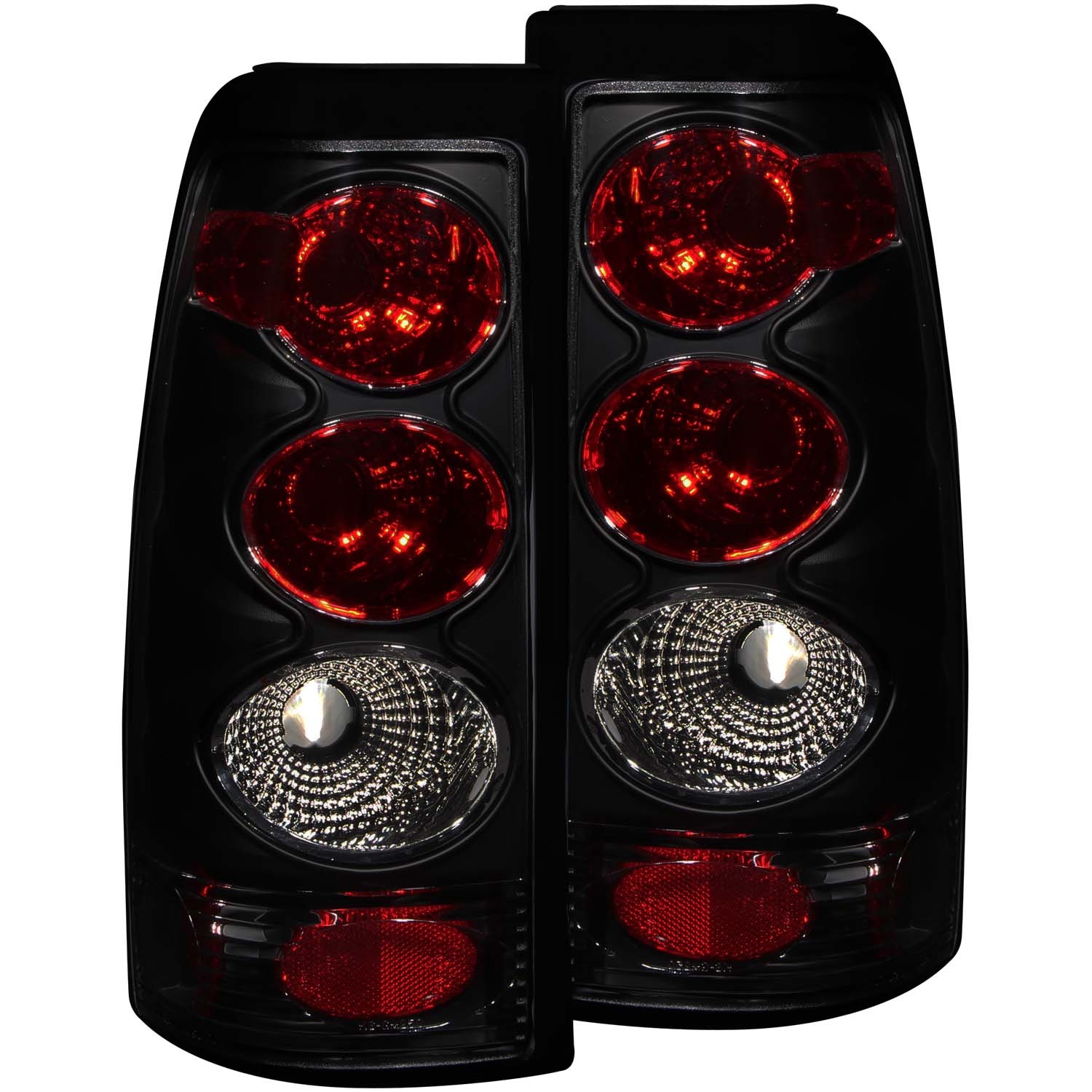 Incandescent Tail Light Compatible with Chevrolet GMC Sierra 1500 2500 Silverado 1500 2500 3500 1999-2006 Includes Left Driver and Right Passenger Side Tail Lights