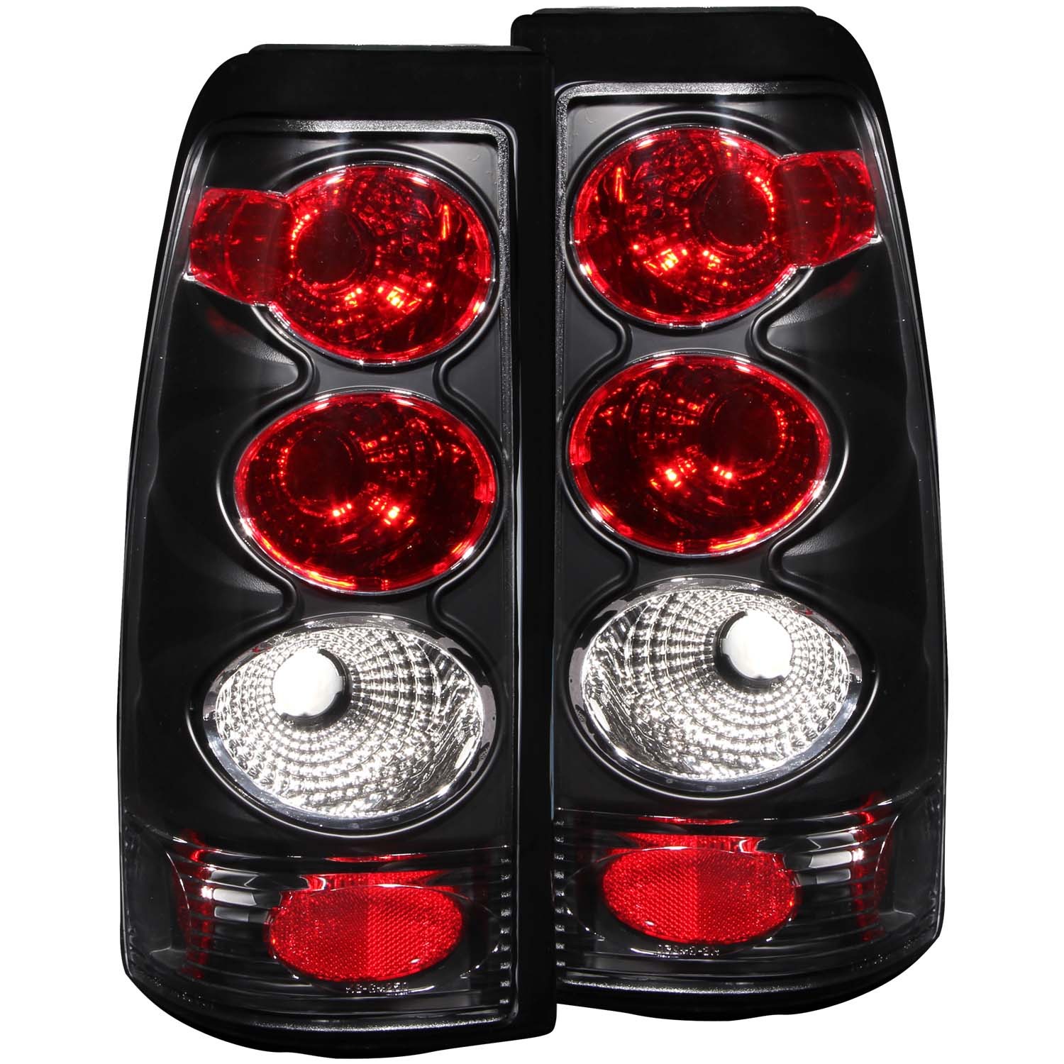 Incandescent Tail Light Compatible with Chevrolet GMC Sierra 1500 2500 Silverado 1500 2500 3500 1999-2006 Includes Left Driver and Right Passenger Side Tail Lights