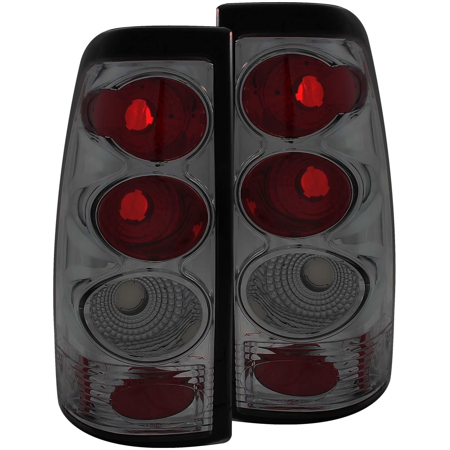Incandescent Tail Light Compatible with Chevrolet GMC Sierra 1500 2500 Silverado 1500 2500 3500 1999-2006 Includes Left Driver and Right Passenger Side Tail Lights