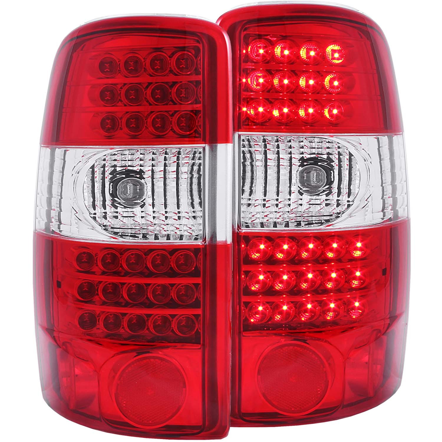 LED Tail Light Compatible with Chevrolet GMC Suburban Tahoe Yukon Denali XL 1500 2000-2006 Includes Left Driver and Right Passenger Side Tail Lights