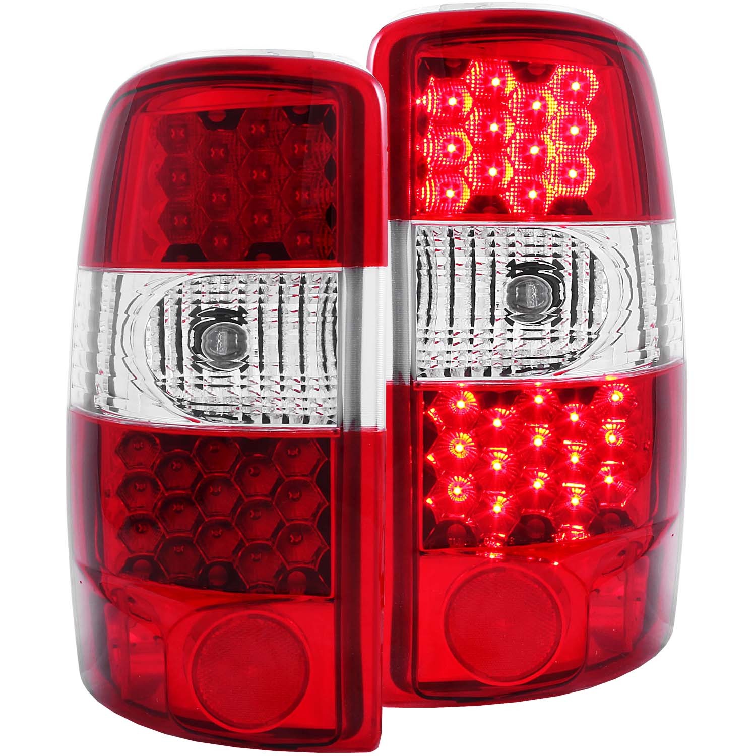 LED Tail Light Compatible with Chevrolet GMC Suburban Tahoe Yukon Denali XL 1500 2000-2006 Includes Left Driver and Right Passenger Side Tail Lights