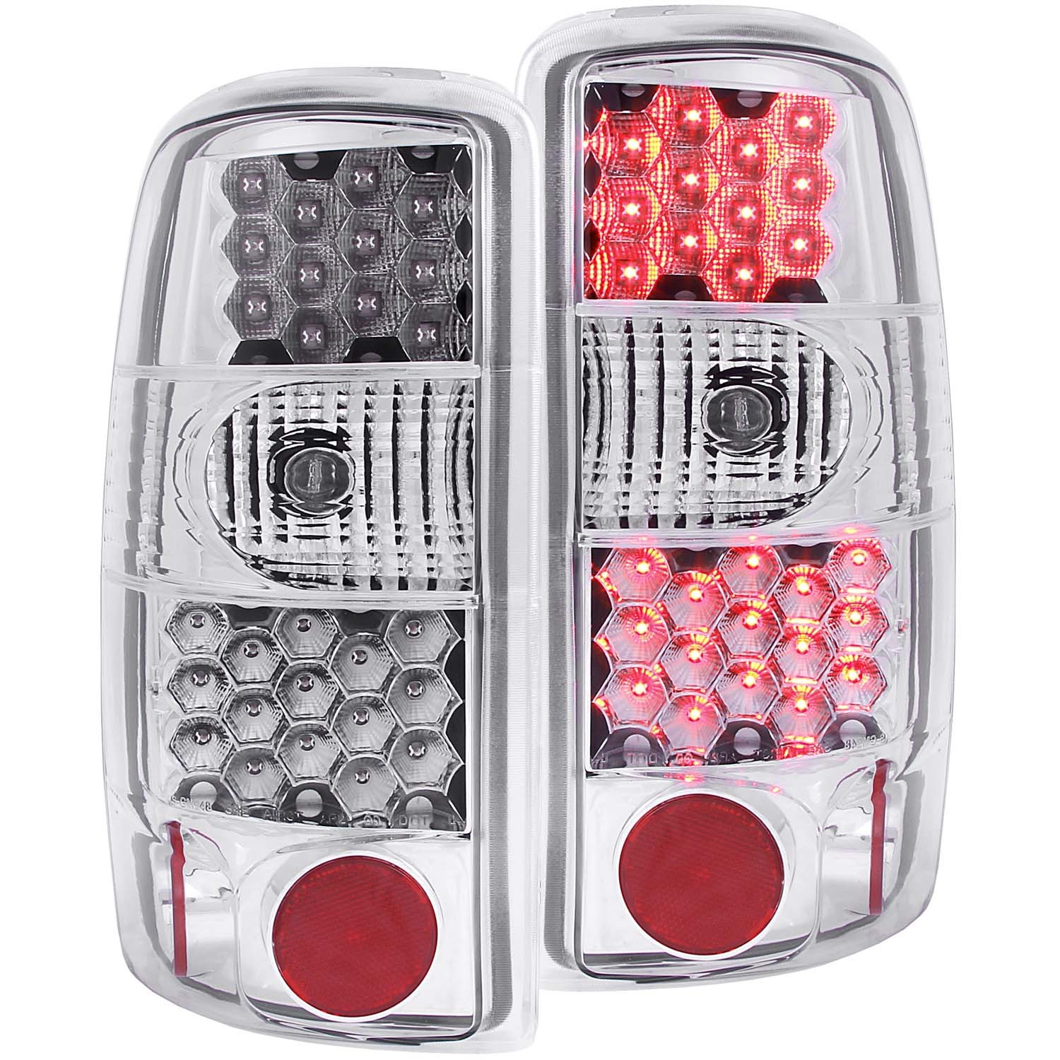 LED Tail Light Compatible with Chevrolet GMC Suburban Tahoe Yukon Yukon Denali Yukon Denali Xl Yukon XL 2000-2006 Includes Left Driver and Right Passenger Side Tail Lights