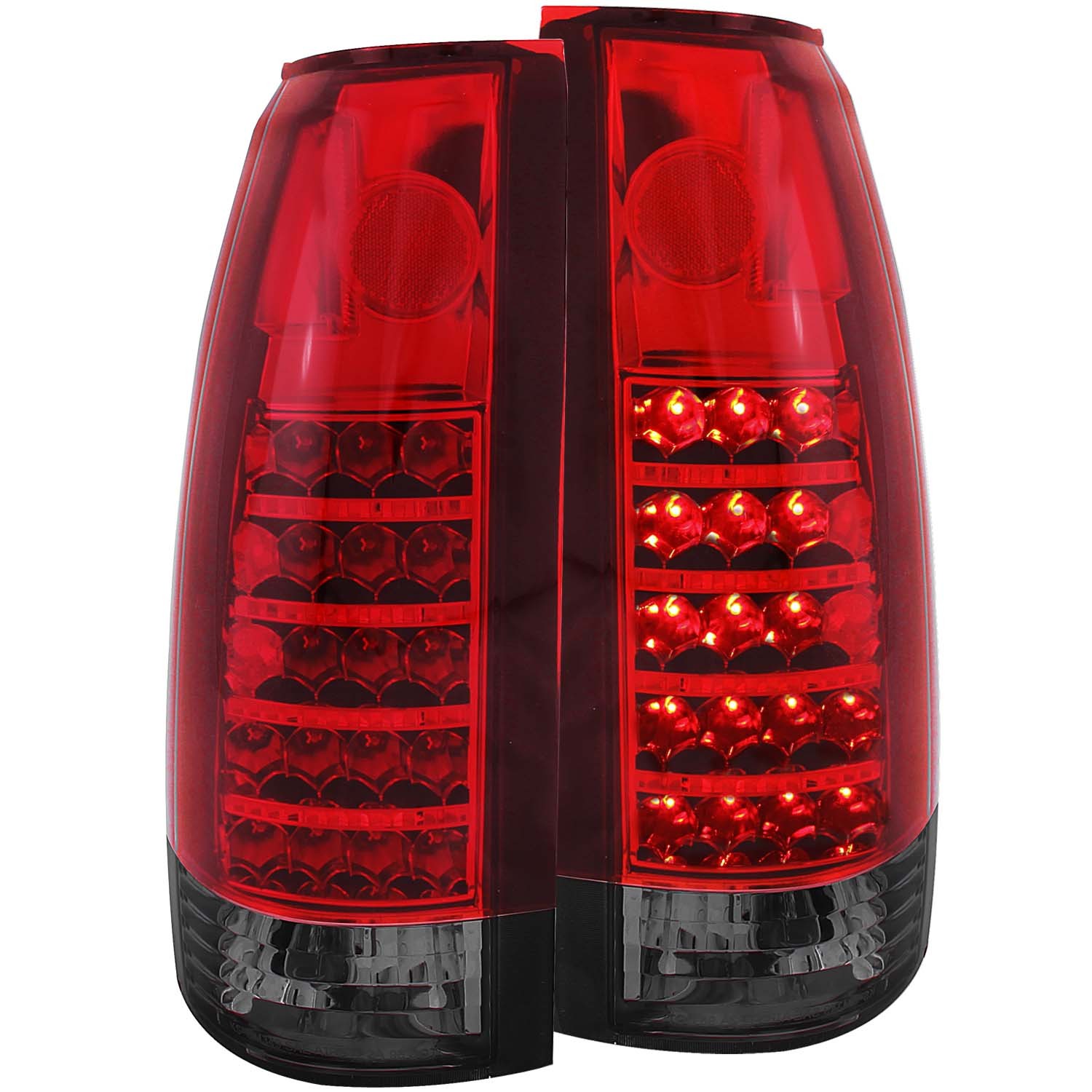 LED Tail Light Compatible with Cadillac Chevrolet GMC Blazer C / K Models Pickup Escalade Suburban Tahoe Yukon 1988-2000 Includes Left Driver and Right Passenger Side Tail Lights