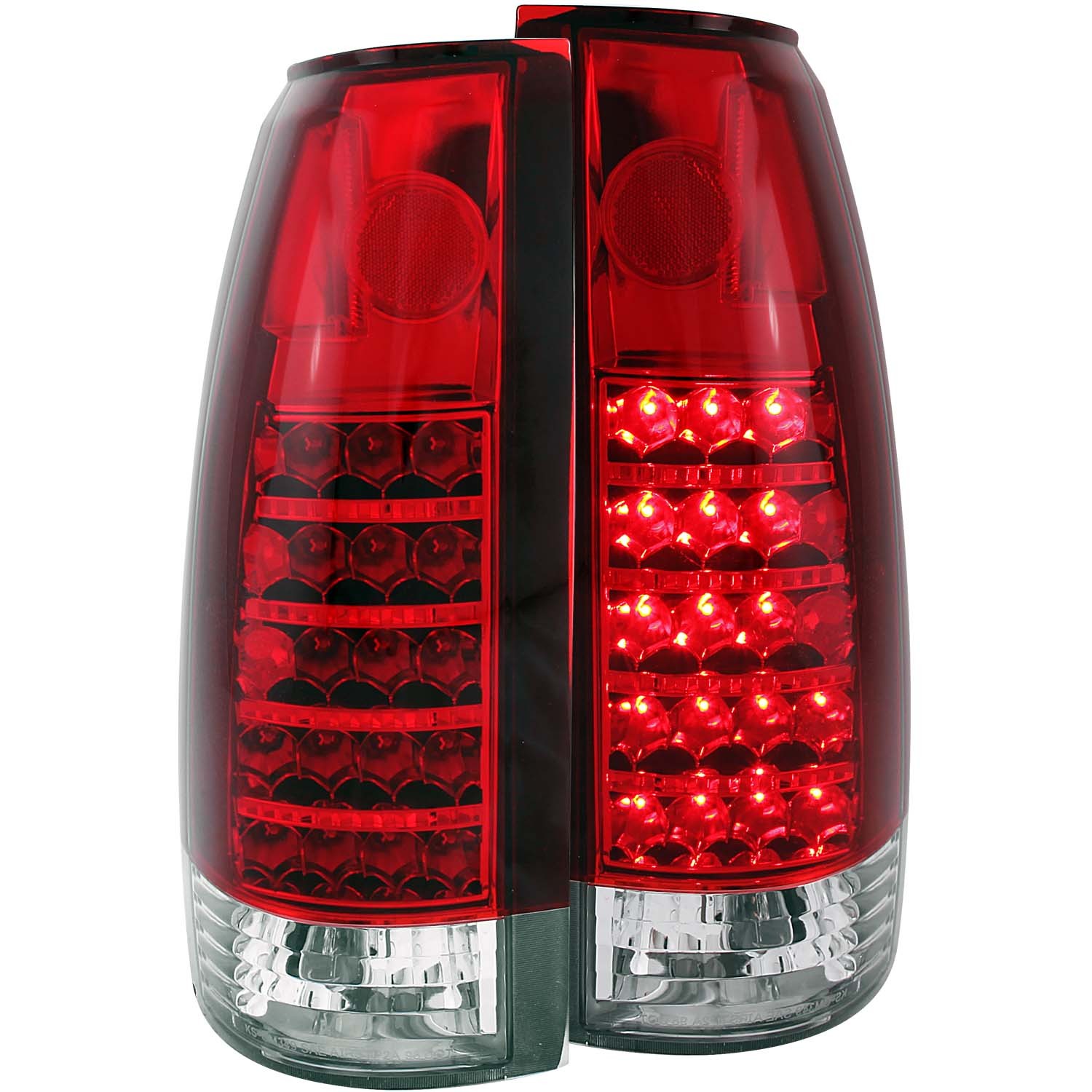 LED Tail Light Compatible with Cadillac Chevrolet GMC Blazer C / K Models Pickup Escalade Suburban Tahoe Yukon 1988-2000 Includes Left Driver and Right Passenger Side Tail Lights