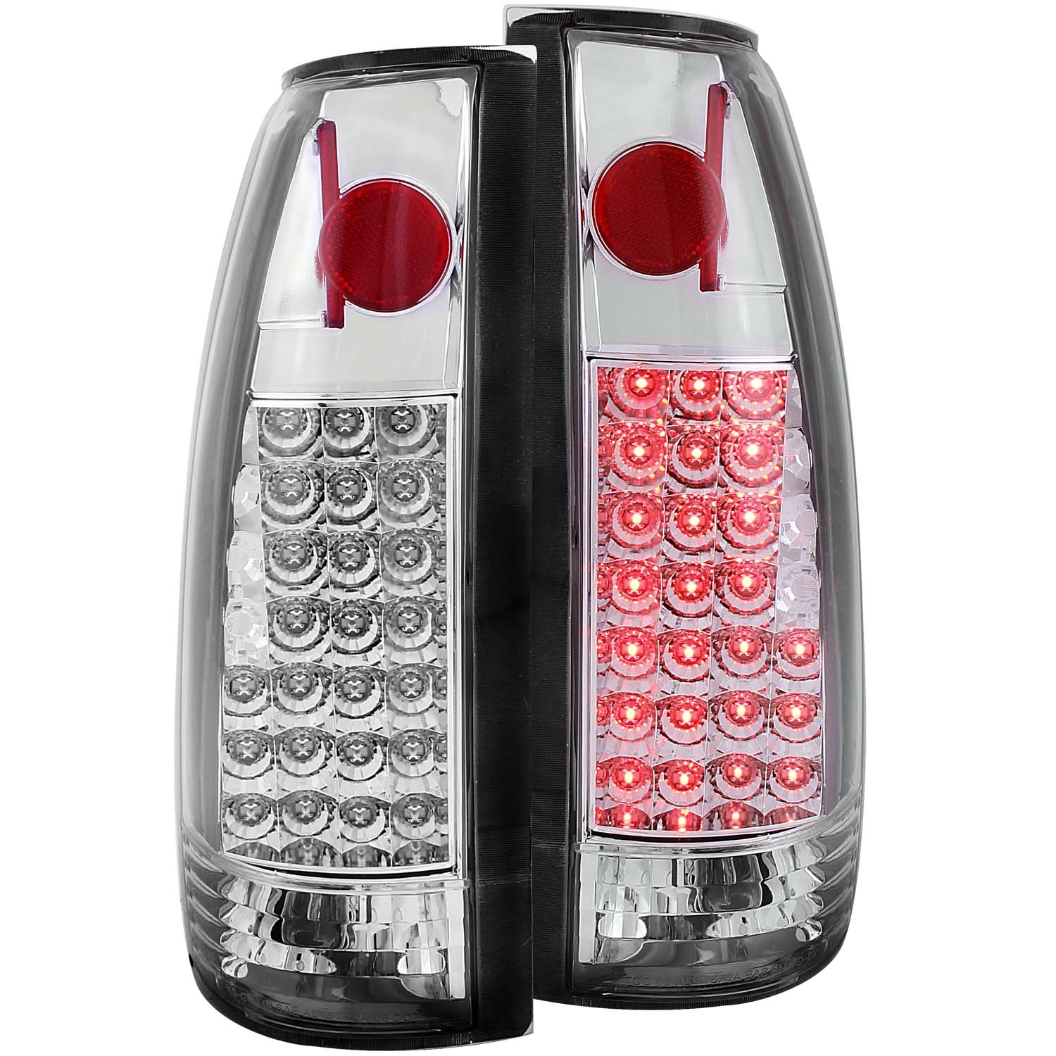 LED Tail Light Compatible with Cadillac Chevrolet GMC Blazer C / K Models Escalade Suburban Tahoe Yukon 1988-2000 Includes Left Driver and Right Passenger Side Tail Lights