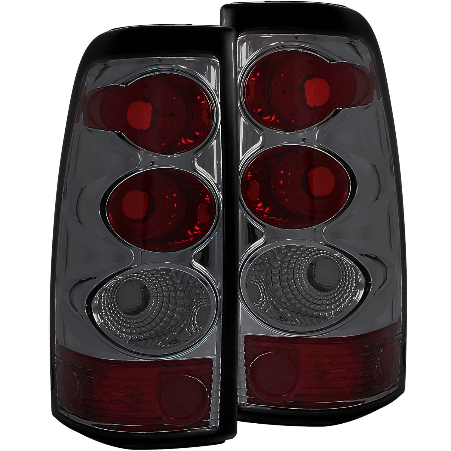 Incandescent Tail Light Compatible with Chevrolet Silverado 1500 Silverado 2500 2003-2006 Includes Left Driver and Right Passenger Side Tail Lights