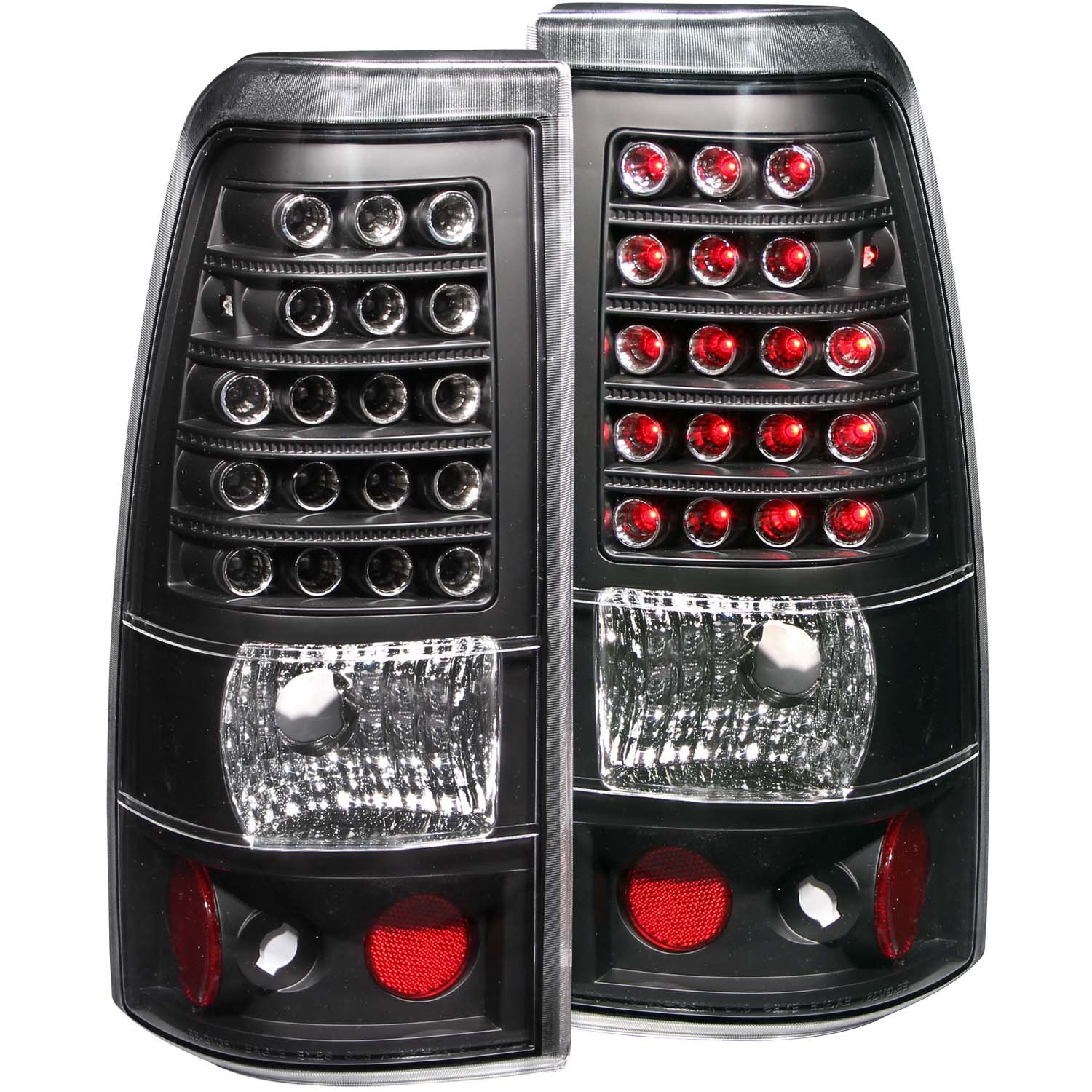 LED Tail Light Compatible with Chevrolet GMC Sierra 1500 2500 Silverado 1500 2500 3500 1999-2006 Includes Left Driver and Right Passenger Side Tail Lights