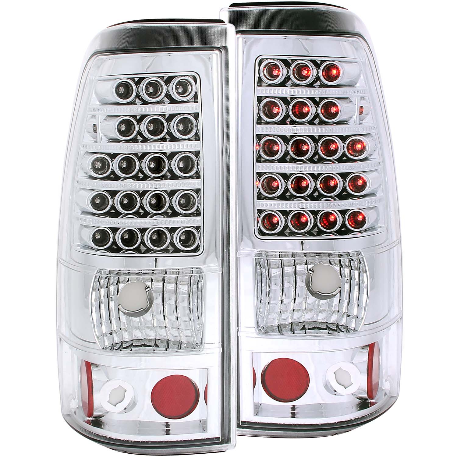 LED Tail Light Compatible with Chevrolet LED Silverado 1500 Includes Left Driver and Right Passenger Side Tail Lights