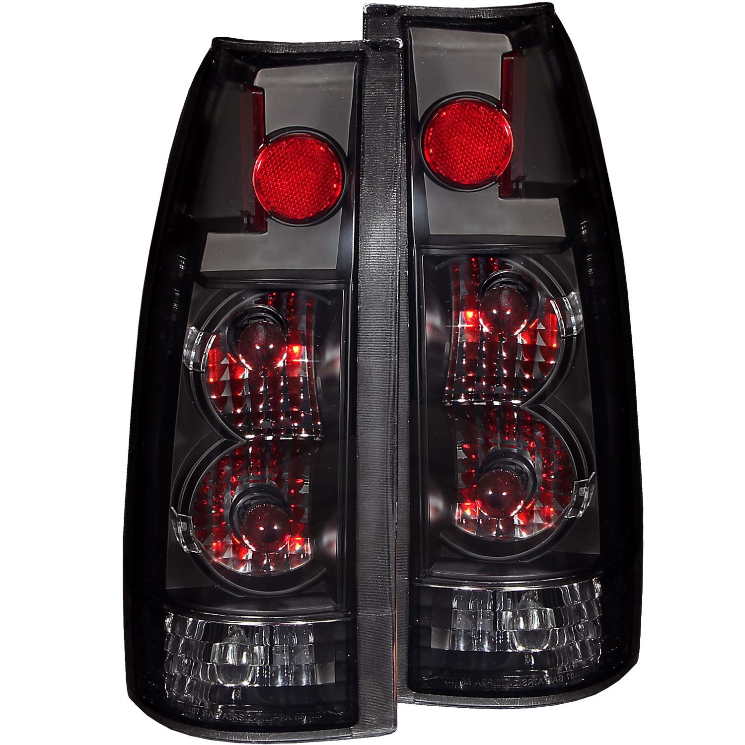 Incandescent Tail Light Compatible with Cadillac Chevrolet GMC Blazer Full-Size C / K Models Pickup EscaladeSuburban Tahoe Yukon 1988-2000 Includes Left Driver and Right Passenger Side Tail Lights