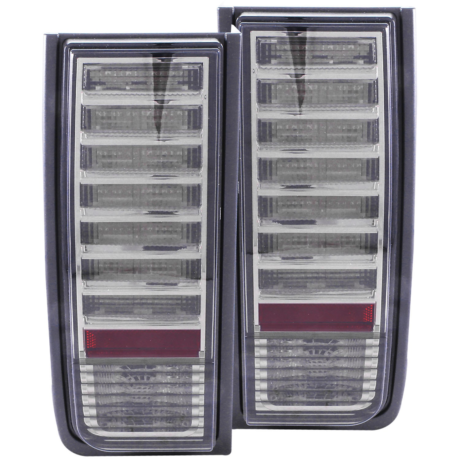 LED Tail Light Compatible with Hummer H2 2003-2009 Includes Left Driver and Right Passenger Side Tail Lights with Smoke Lens