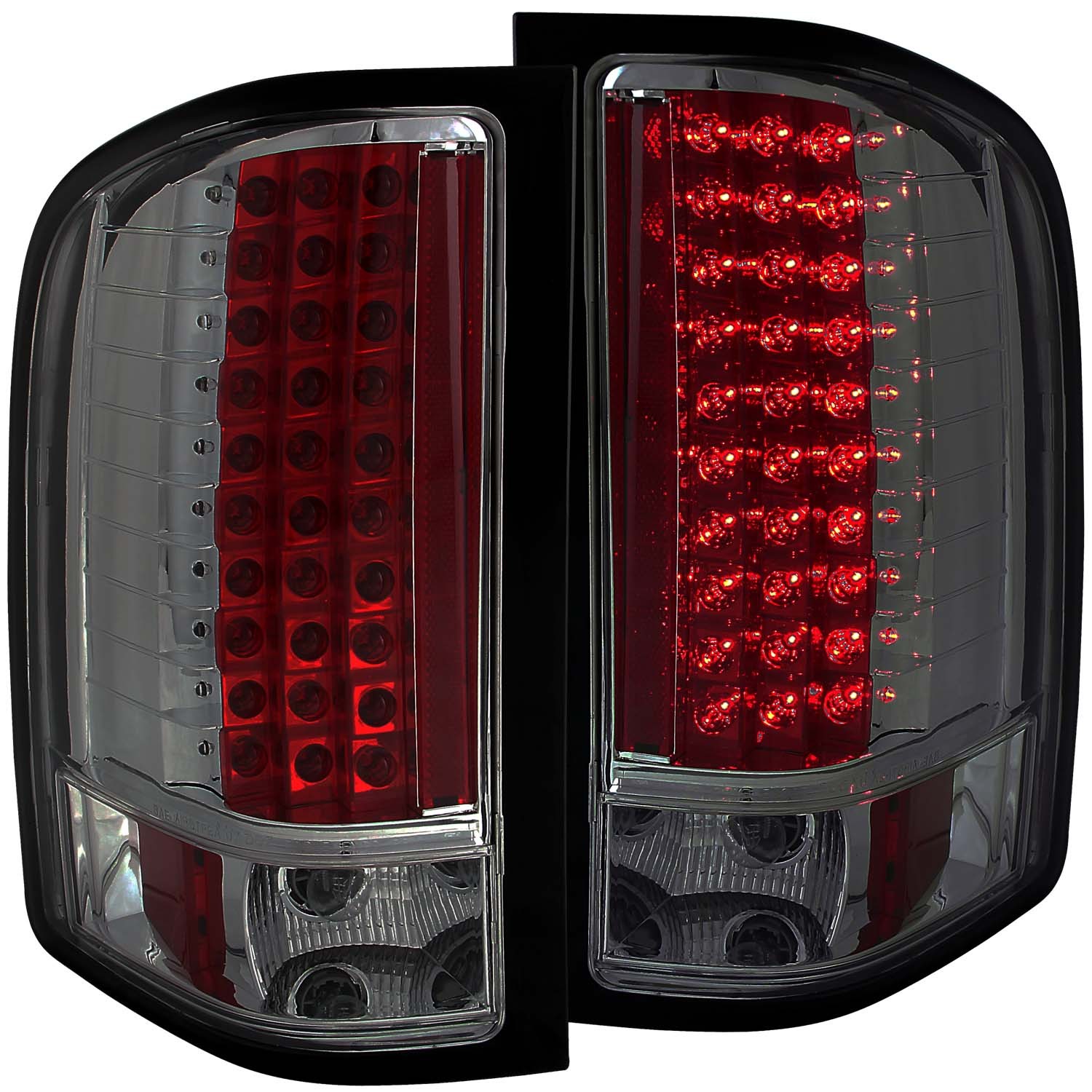 LED Tail Light Compatible with Chevrolet Silverado 1500 2500 3500 HD 2007-2014 Includes Left Driver and Right Passenger Side Tail Lights