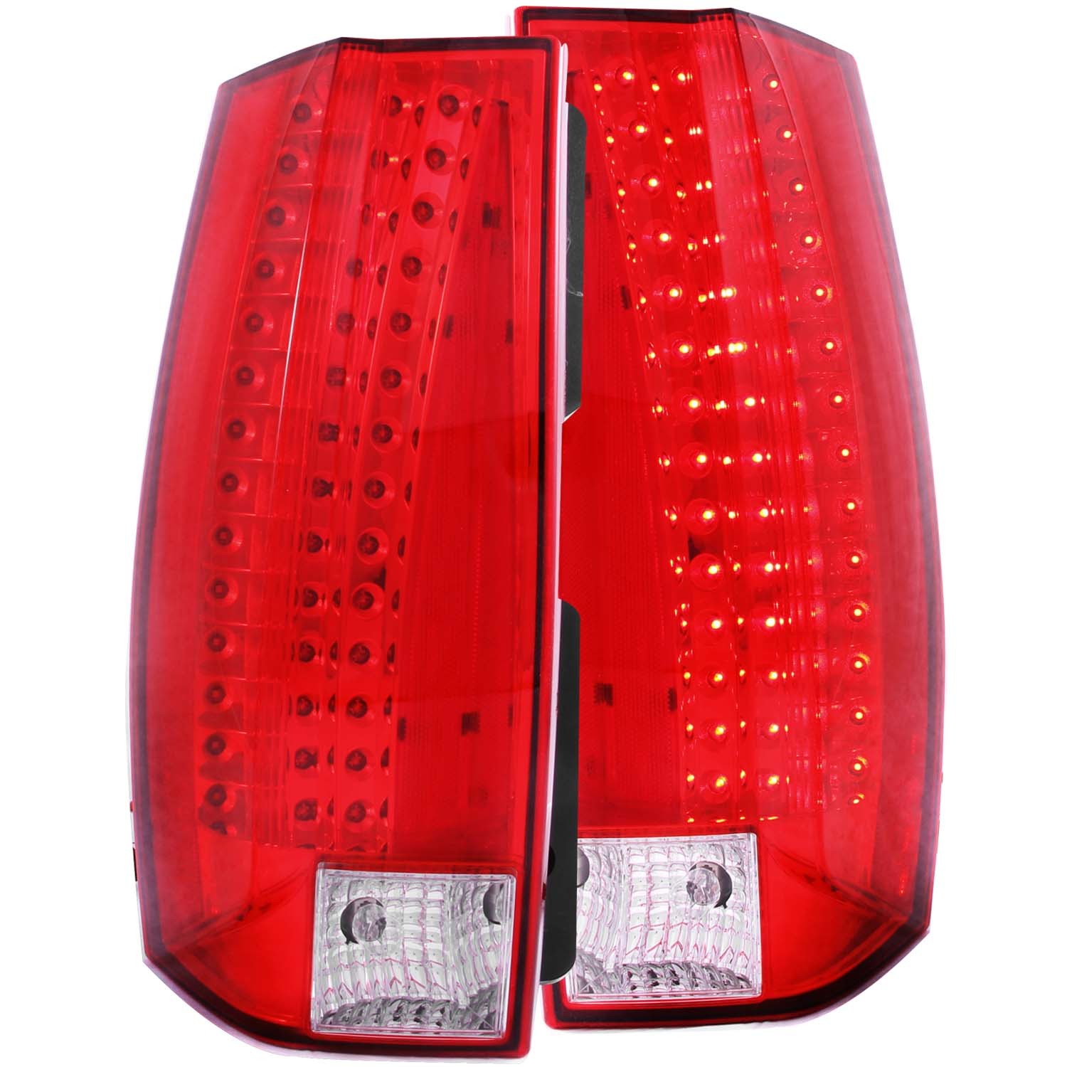 LED Tail Light Compatible with Chevrolet GMC Suburban Tahoe Yukon Denali XL 1500 2007-2013 Includes Left Driver and Right Passenger Side Tail Lights