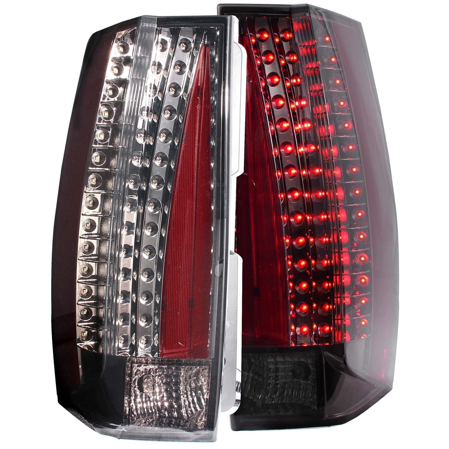 LED Tail Light Compatible with Chevrolet GMC Suburban Tahoe Yukon Denali XL 1500 2007-2013 Includes Left Driver and Right Passenger Side Tail Lights