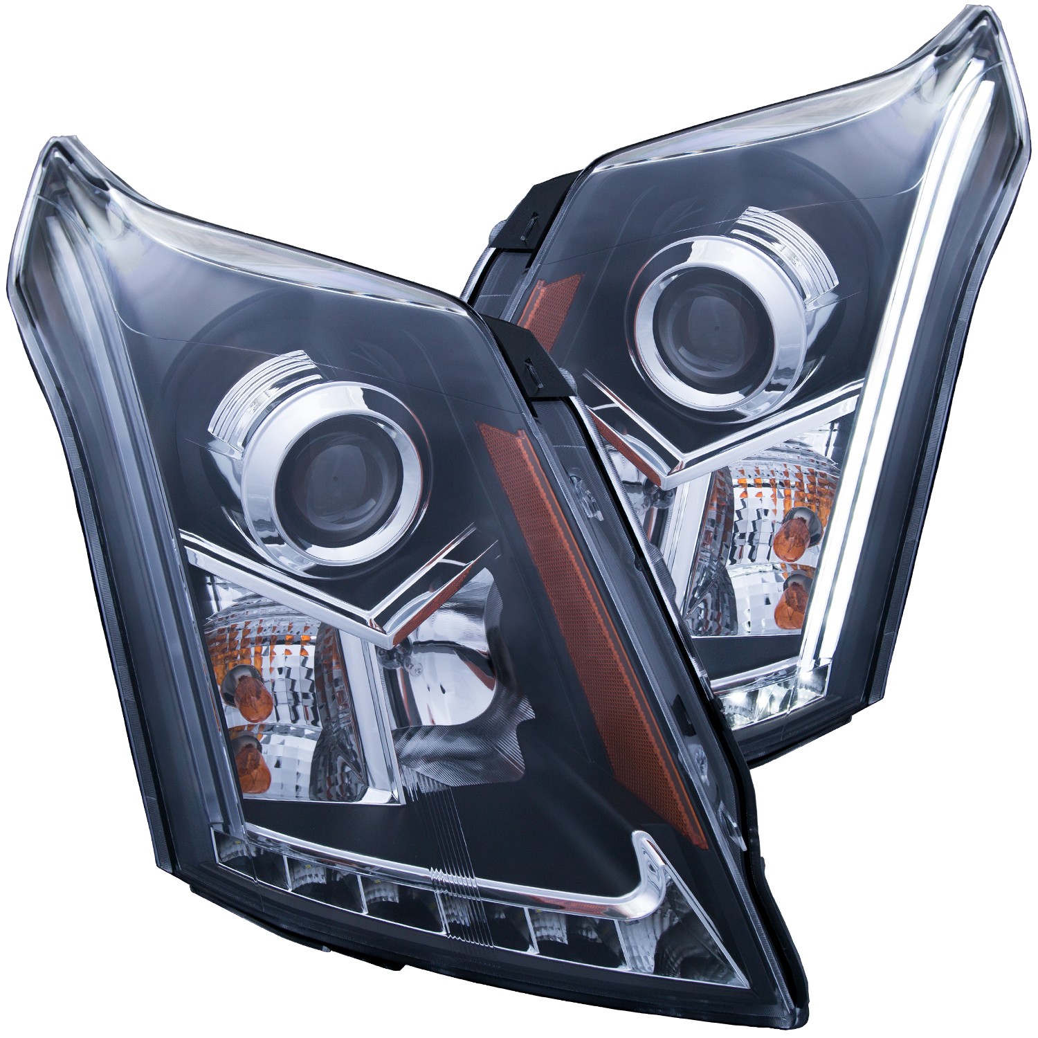 Headlight Set For 10-14 Cadillac SRX