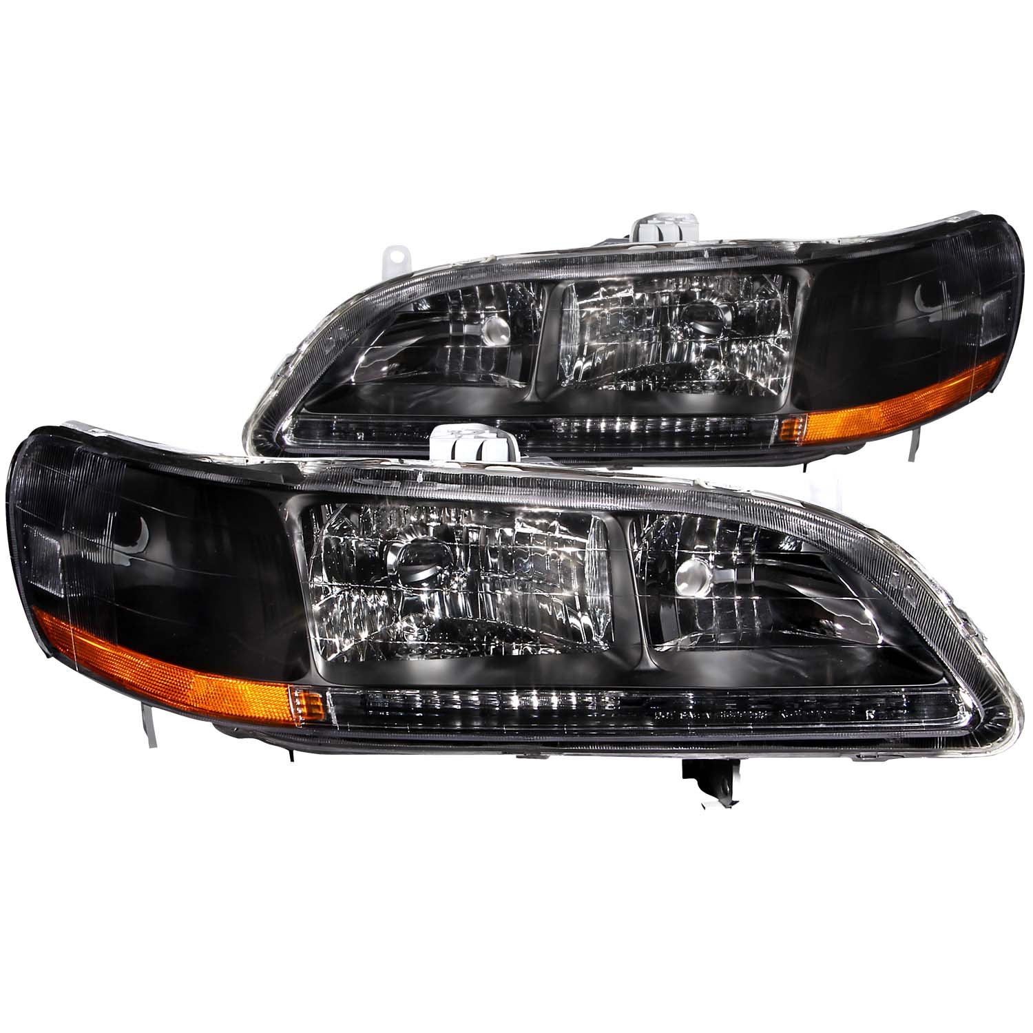 Headlight Set For 98-02 Honda Accord