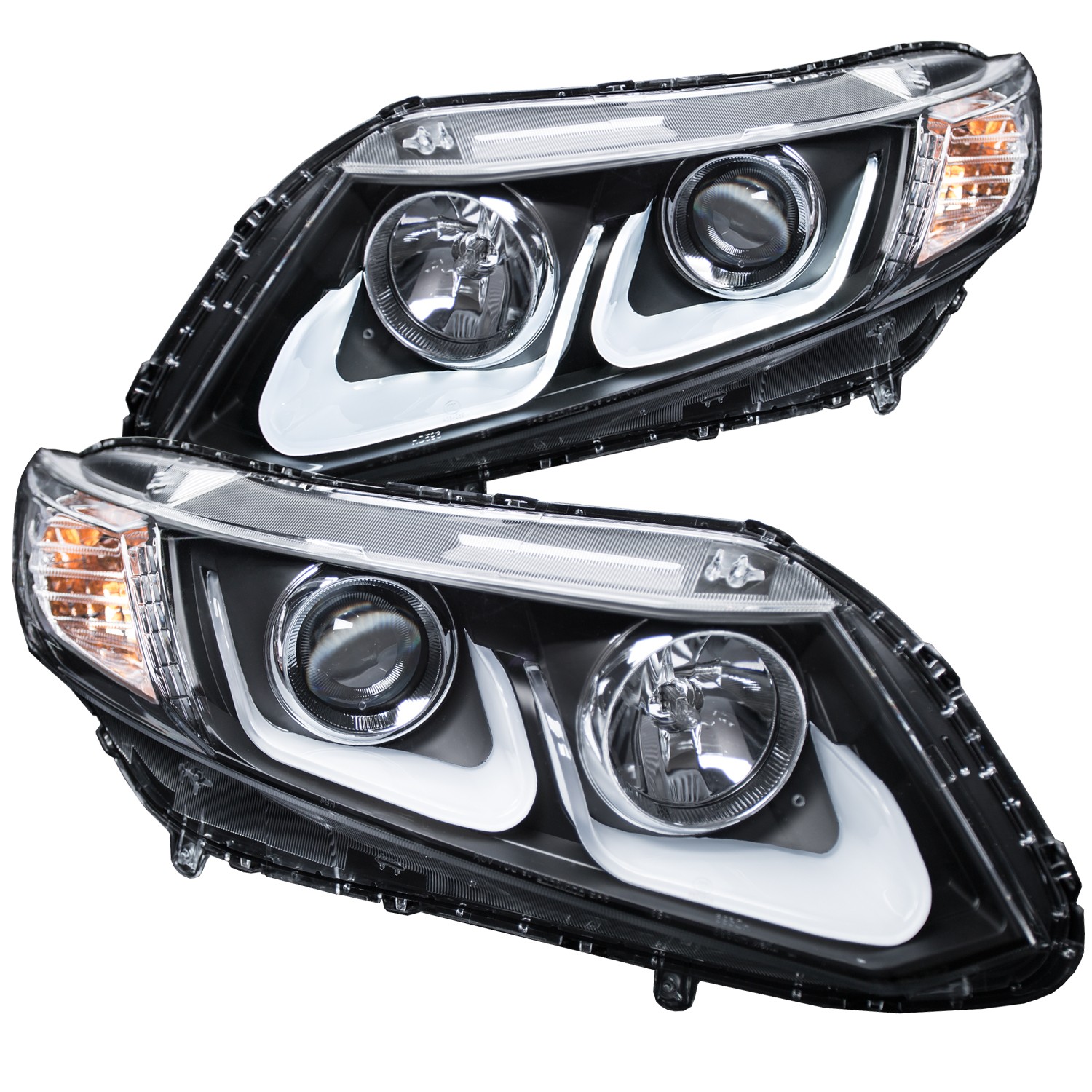 Headlight Set For 12-15 Honda Civic