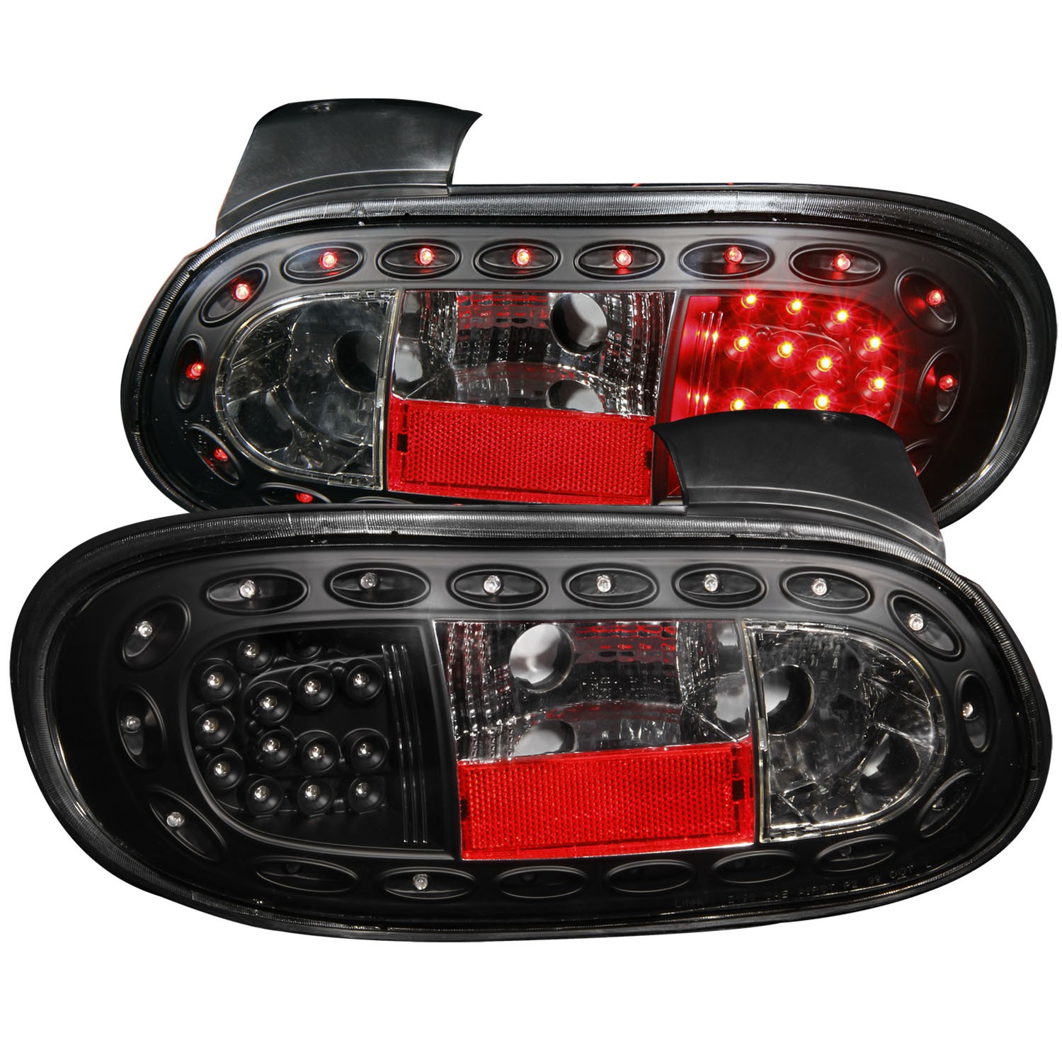 LED Tail Light Compatible with Mazda Miata 1999-2005 Includes Left Driver and Right Passenger Side Tail Lights