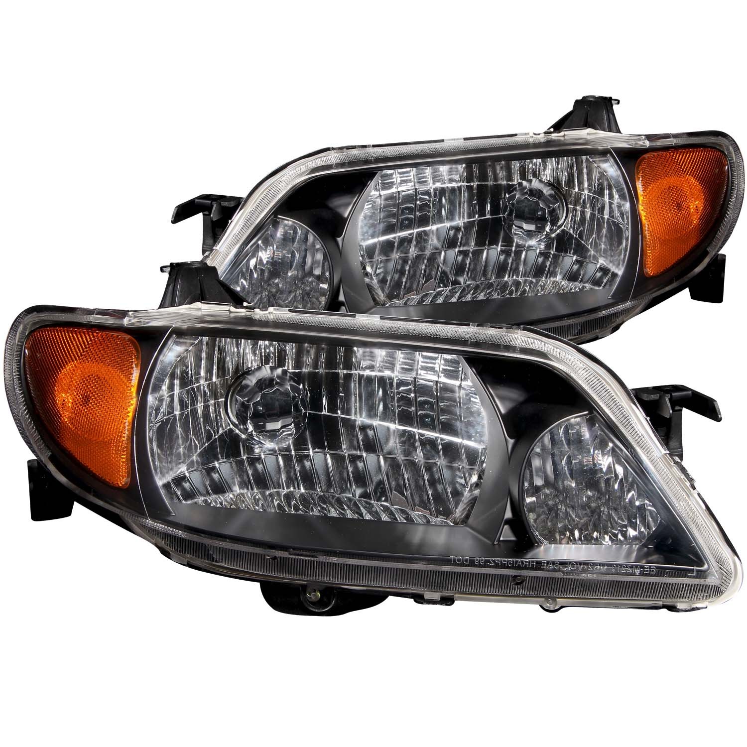 Headlight Set For 01-03 Mazda Protege