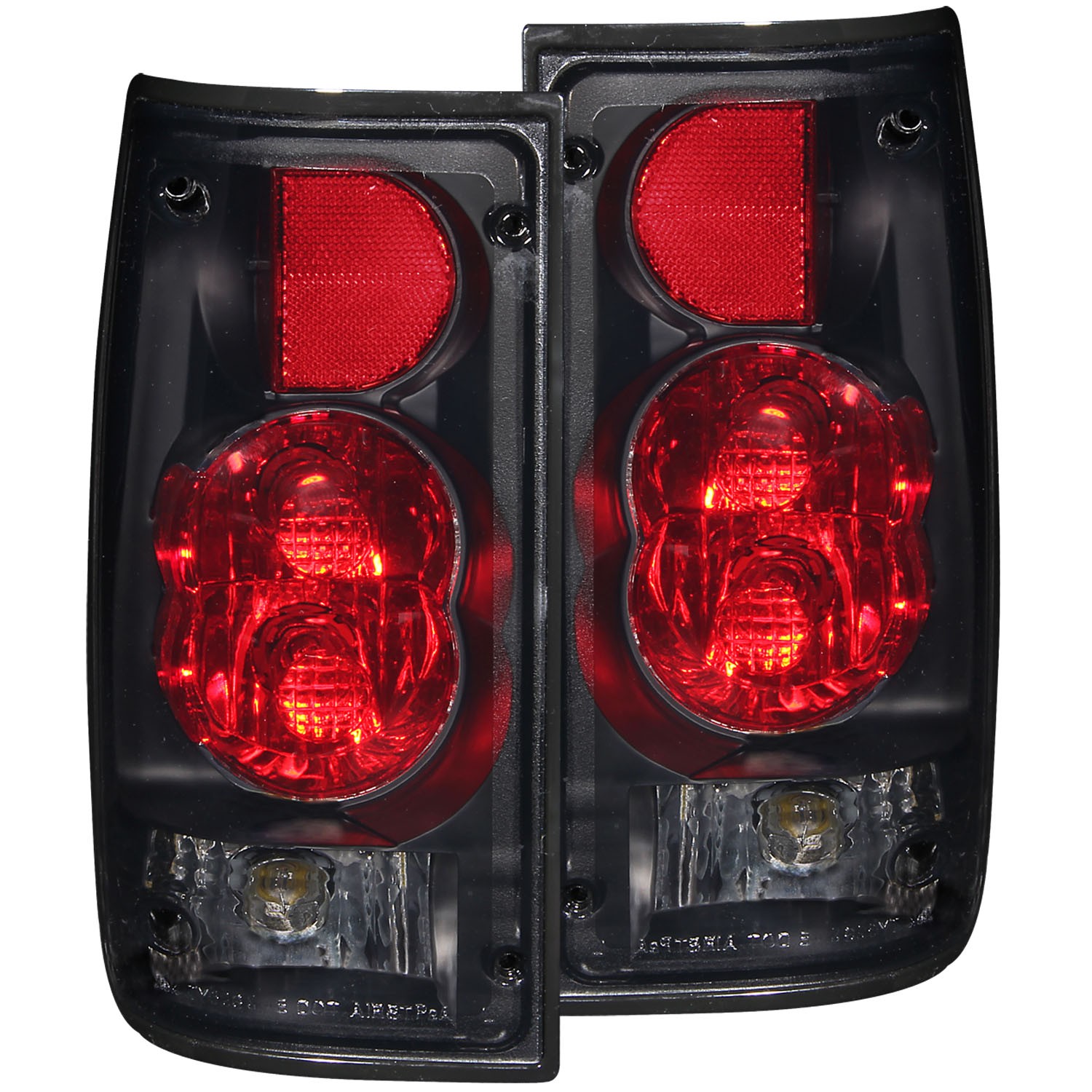 Incandescent Tail Light Compatible with Toyota Pickup 1989-1995 Includes Left Driver and Right Passenger Side Tail Lights