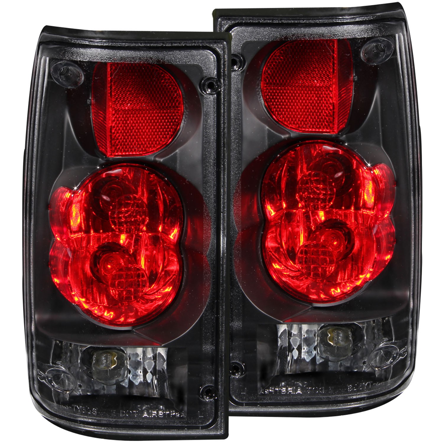 Incandescent Tail Light Compatible with Toyota Pickup 1989-1995 Includes Left Driver and Right Passenger Side Tail Lights