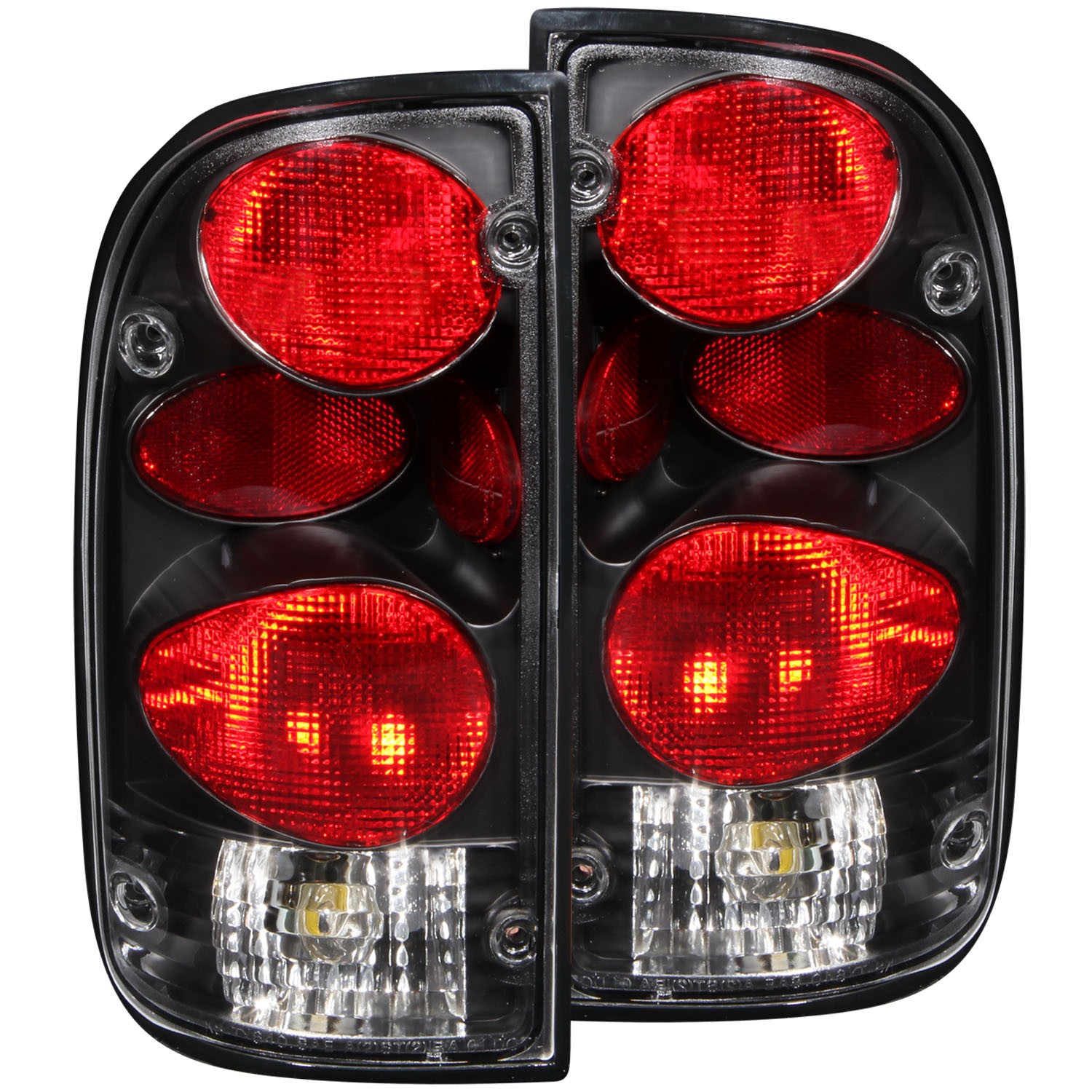 Incandescent Tail Light Compatible with Toyota Tacoma 1995-2000 Includes Left Driver and Right Passenger Side Tail Lights