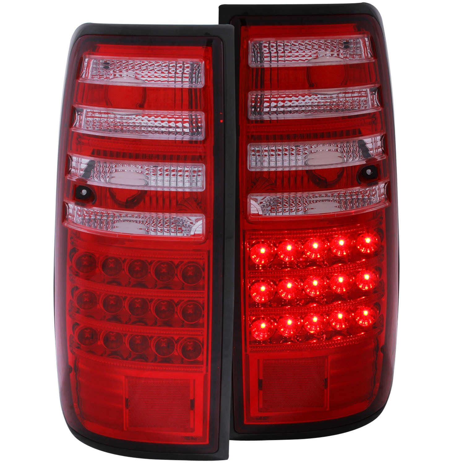 Headlights Depot 91-97 Land Cruiser 80 Series LED Tail Lights (Set; LED)