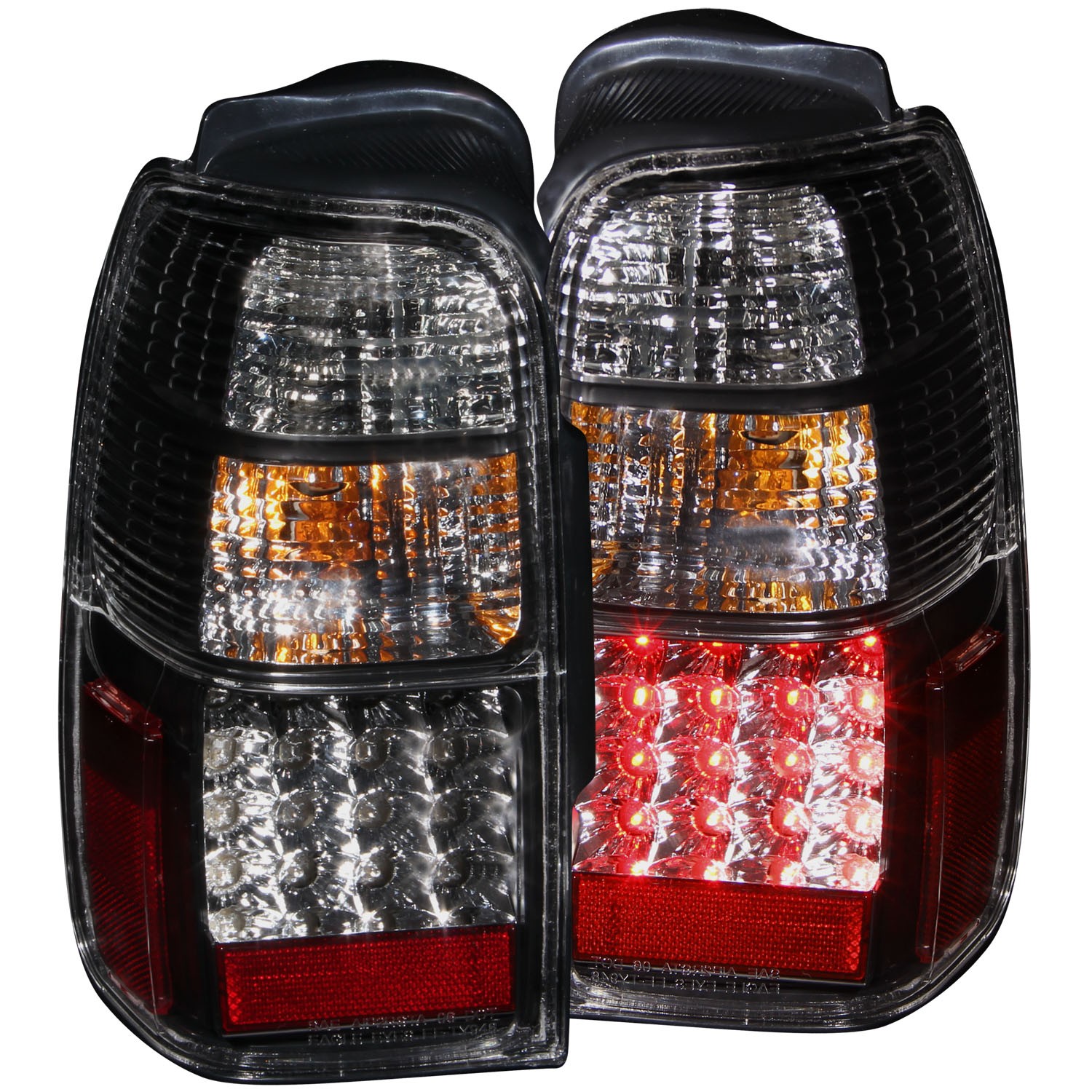 LED Tail Light Compatible with Toyota 4Runner 2001-2002 Includes Left Driver and Right Passenger Side Tail Lights