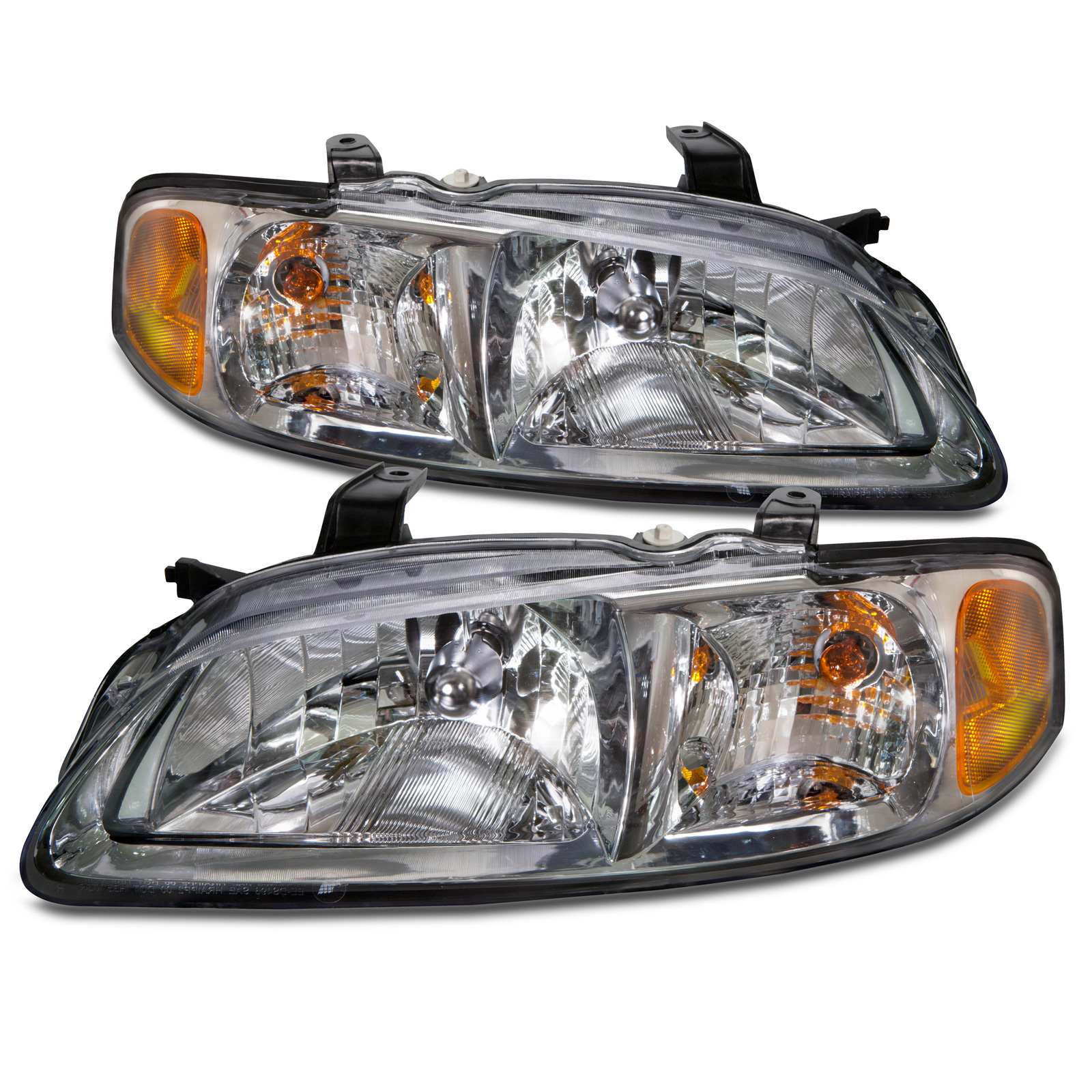 Headlight Set For 00-01 Nissan Sentra