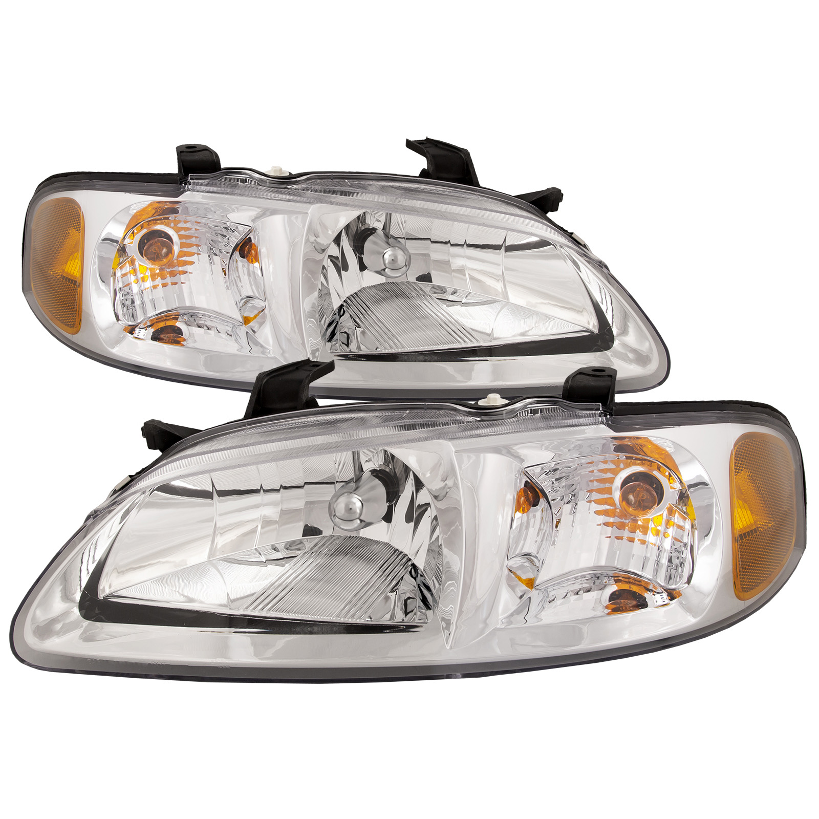 Headlight Set For 02-03 Nissan Sentra