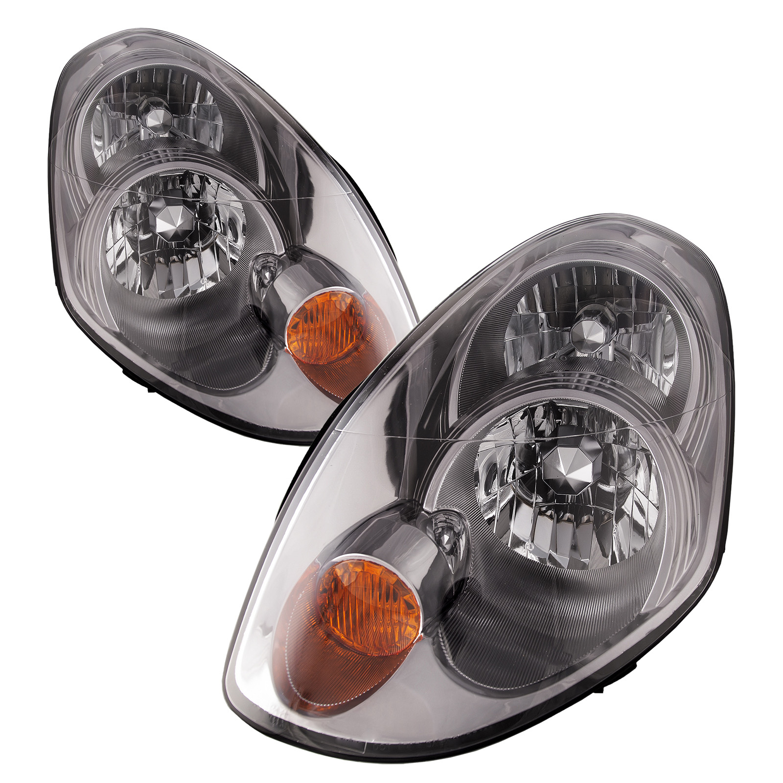 Headlight Set For 05-06 Infiniti G35