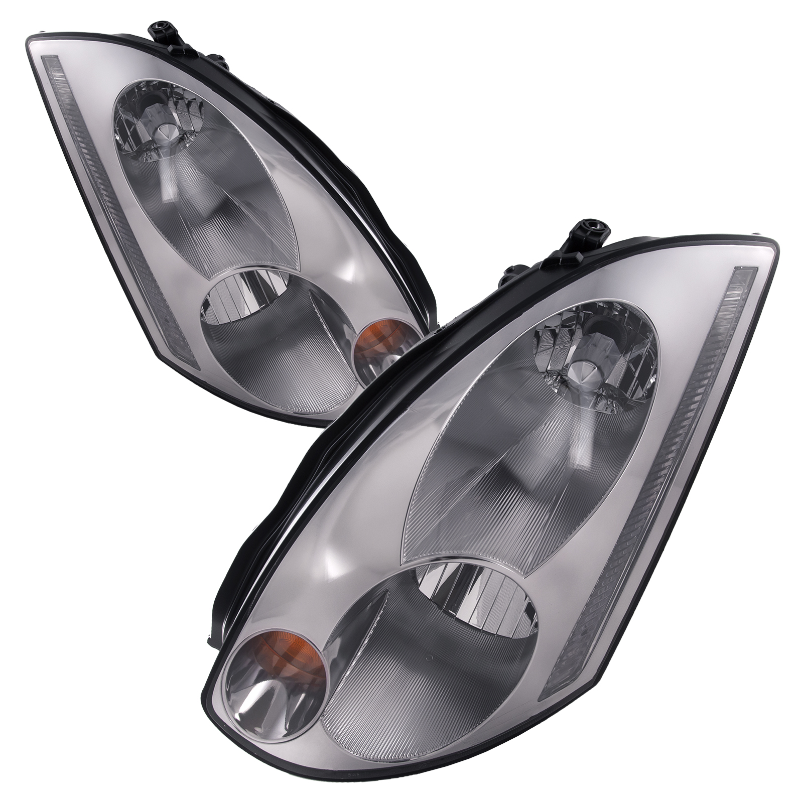 Headlight Set For 03-05 Infiniti G35