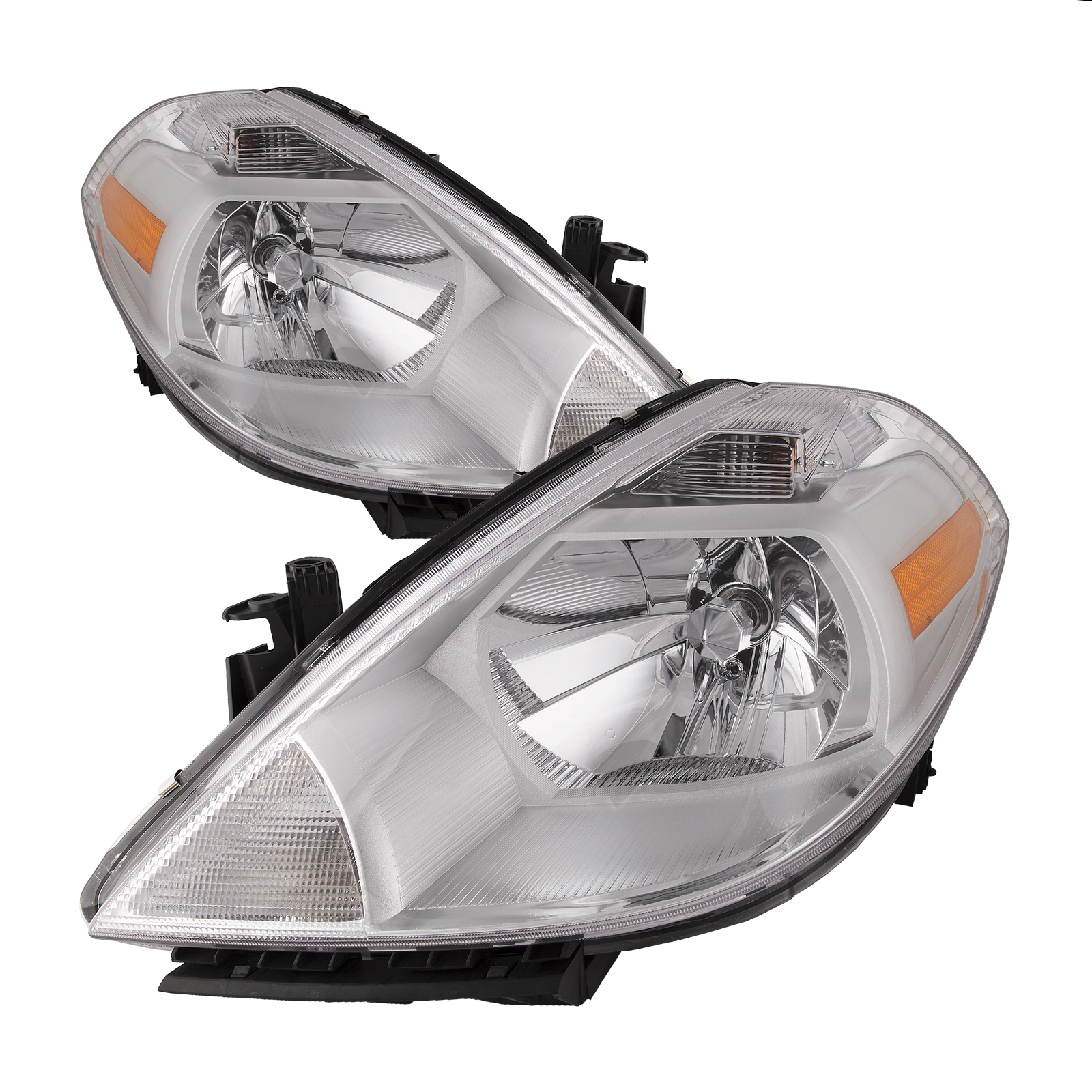 Headlight Set For 07-12 Nissan Versa