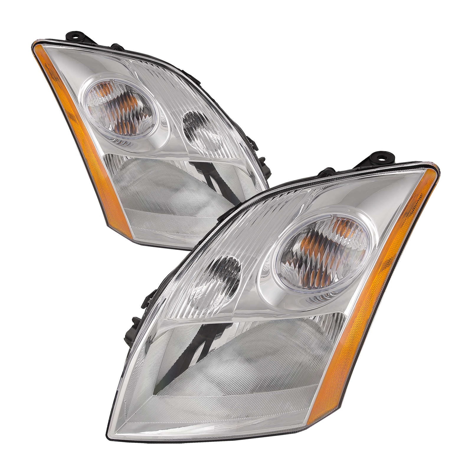Headlight Set For 07-09 Nissan Sentra
