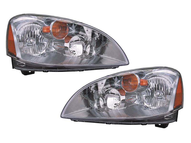 Headlight Set For 02-04 Nissan Altima