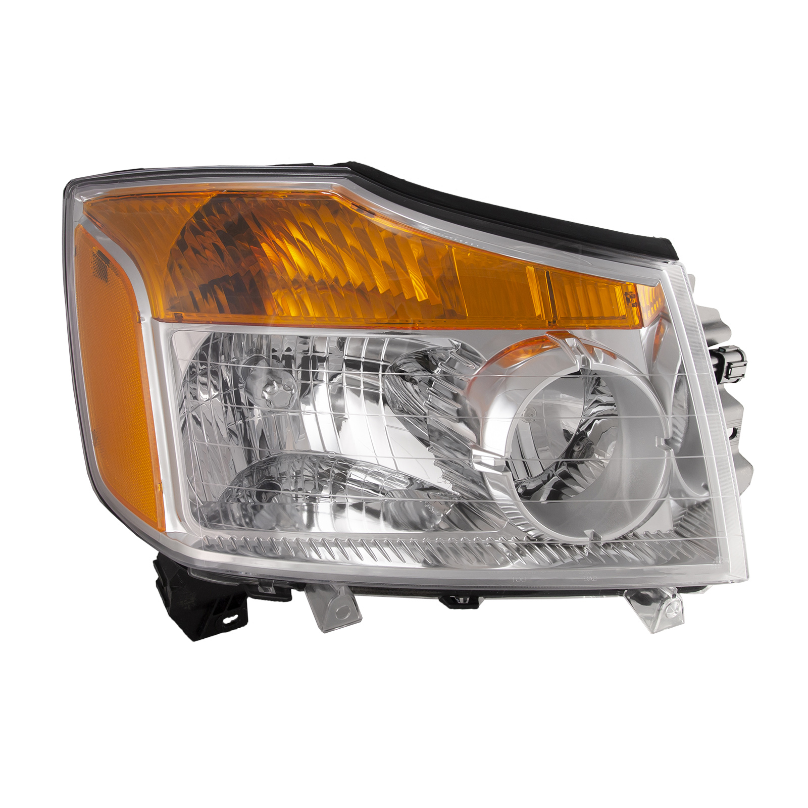 Right Passenger Side Headlight For 08-15 Nissan Titan