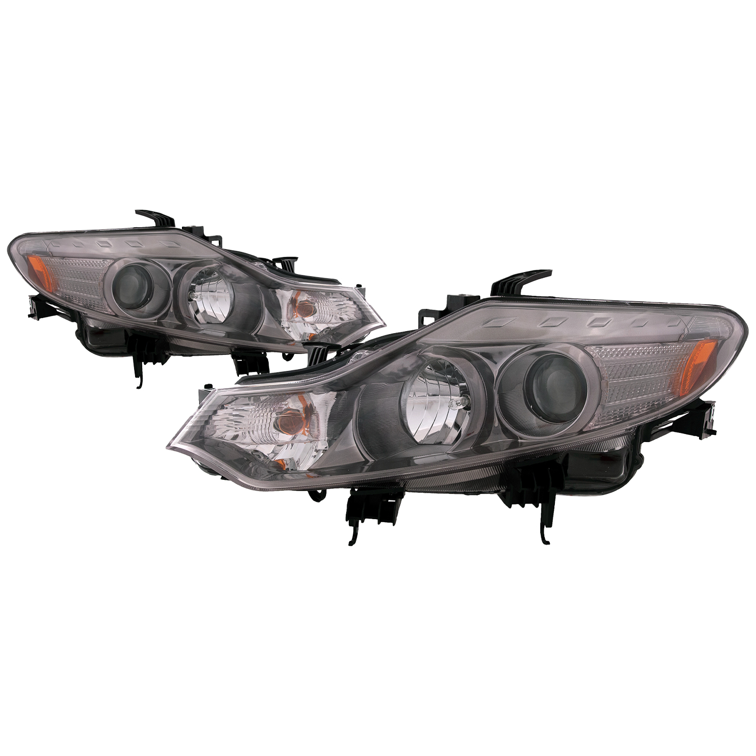 Headlight Set For 09-14 Nissan Murano; CAPA Certified