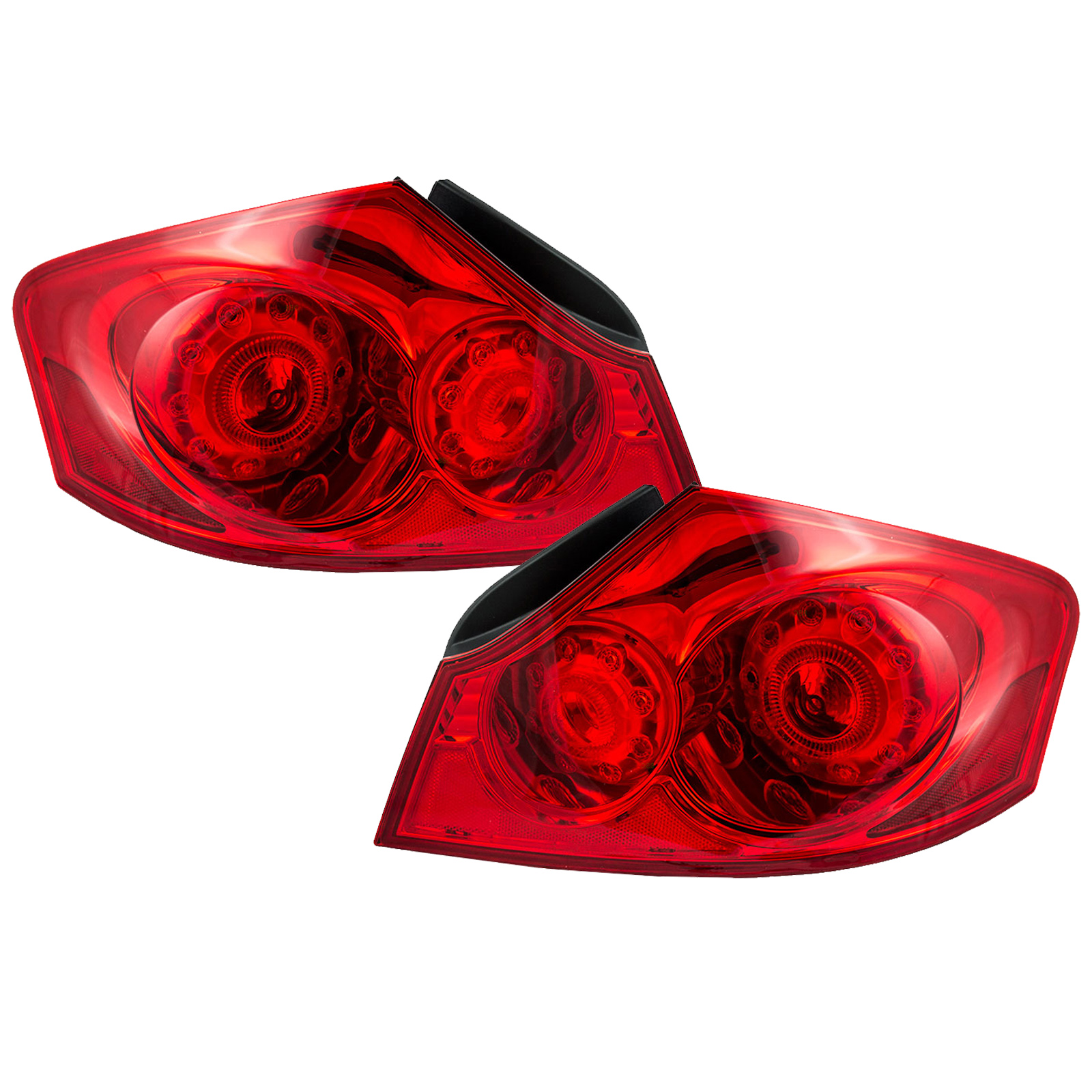 Tail Light Set For 11-12 Infiniti G25, 07-08 Infiniti G35, 09-13 Infiniti G37, 15 Infiniti Q40