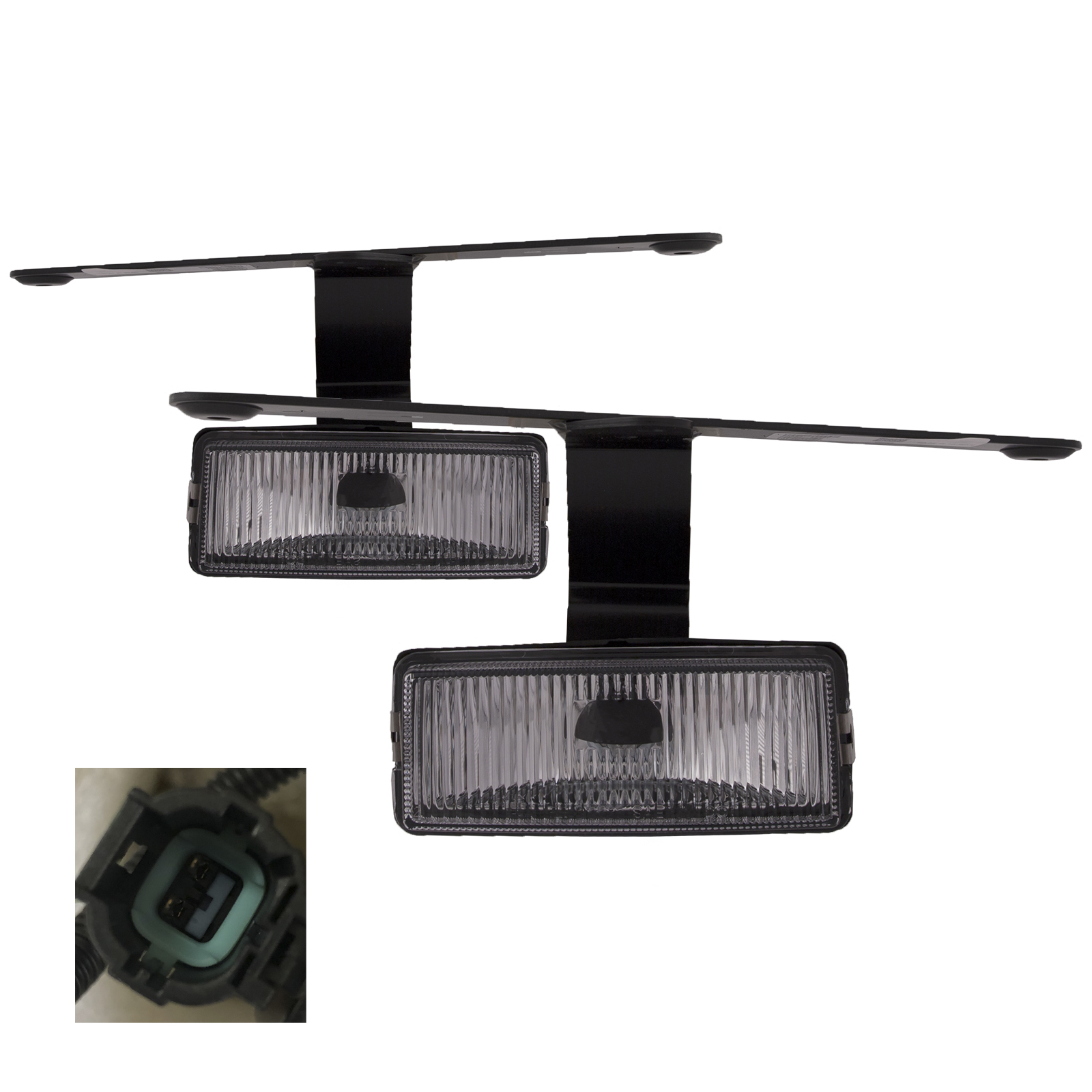 Fog Light Set For 98-00 Nissan Frontier, 00-01 Nissan Xterra