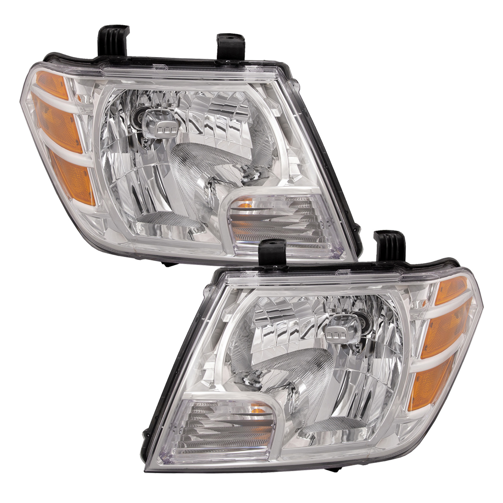 Headlight Set For 09-21 Nissan Frontier; CAPA Certified